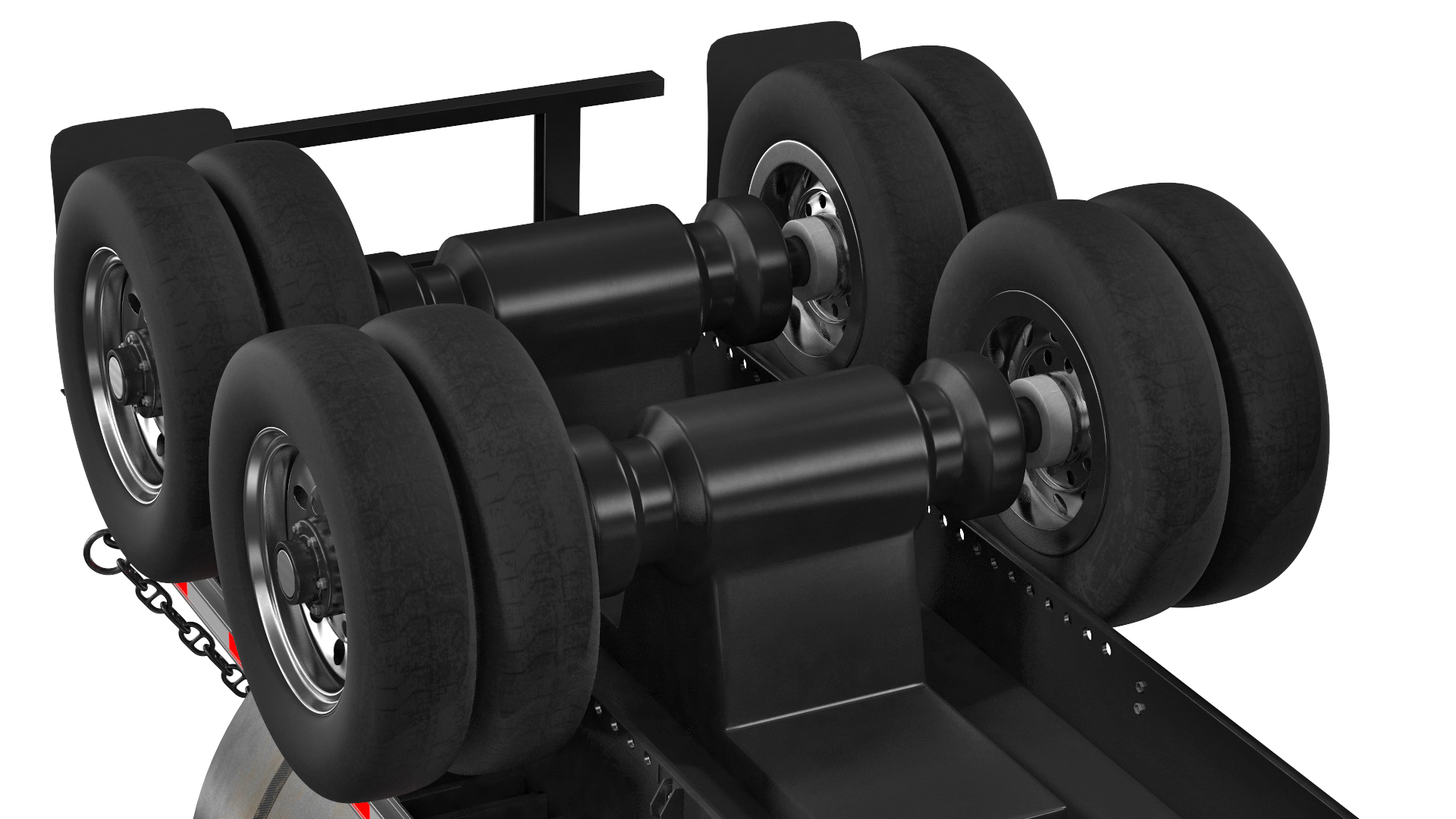 Truck with Steel Rolls 3D