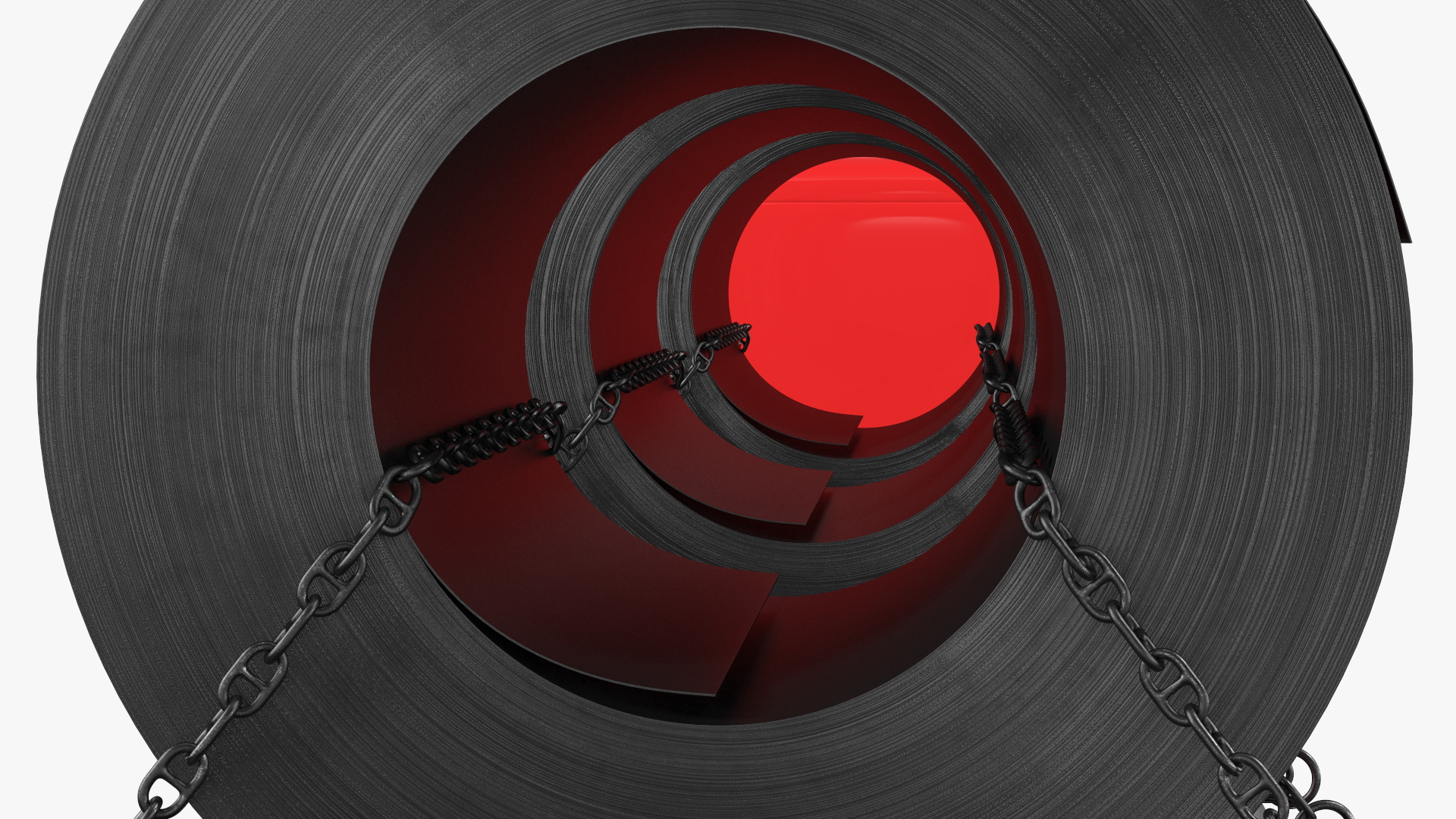 Truck with Steel Rolls 3D