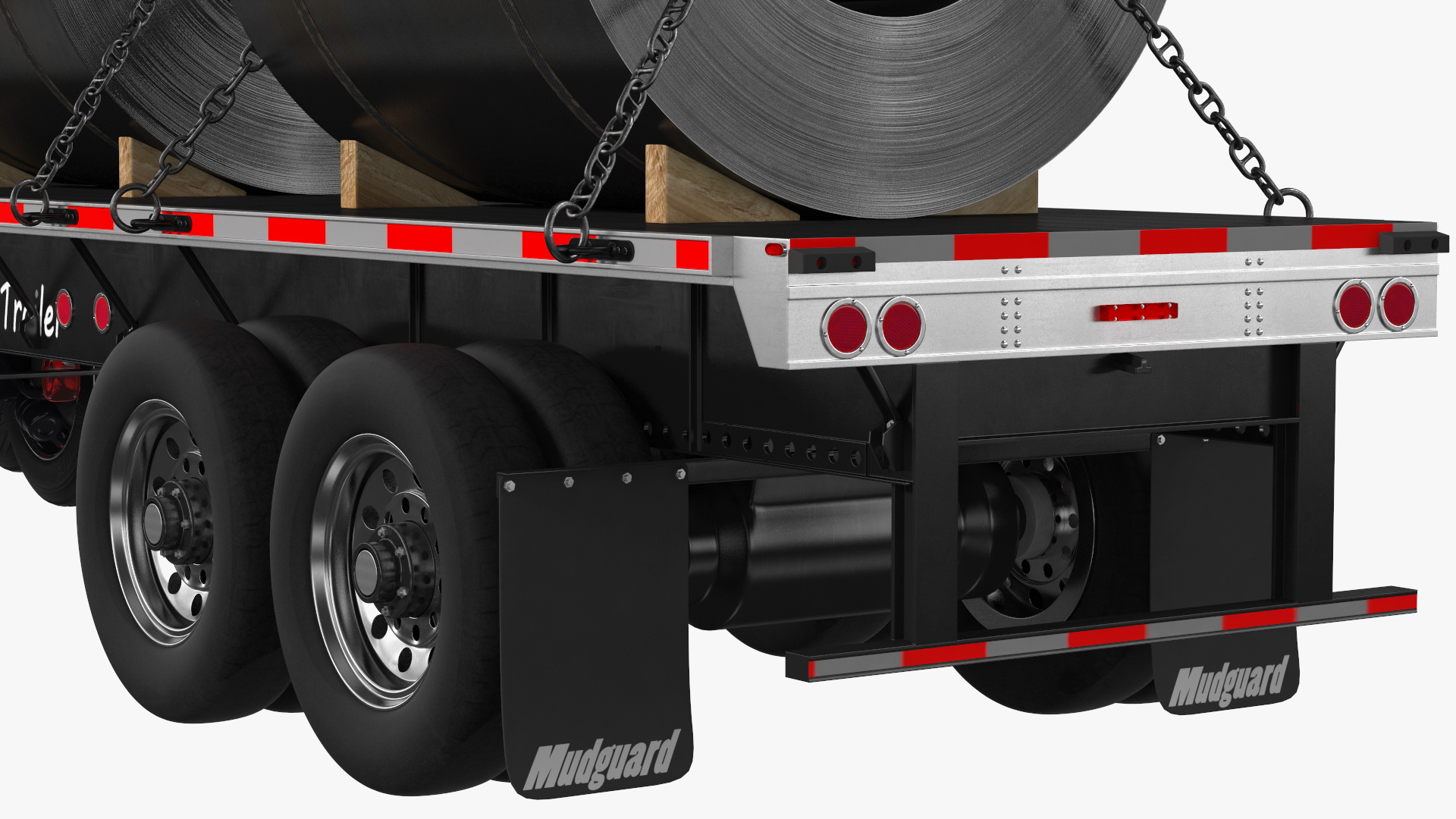 Truck with Steel Rolls 3D
