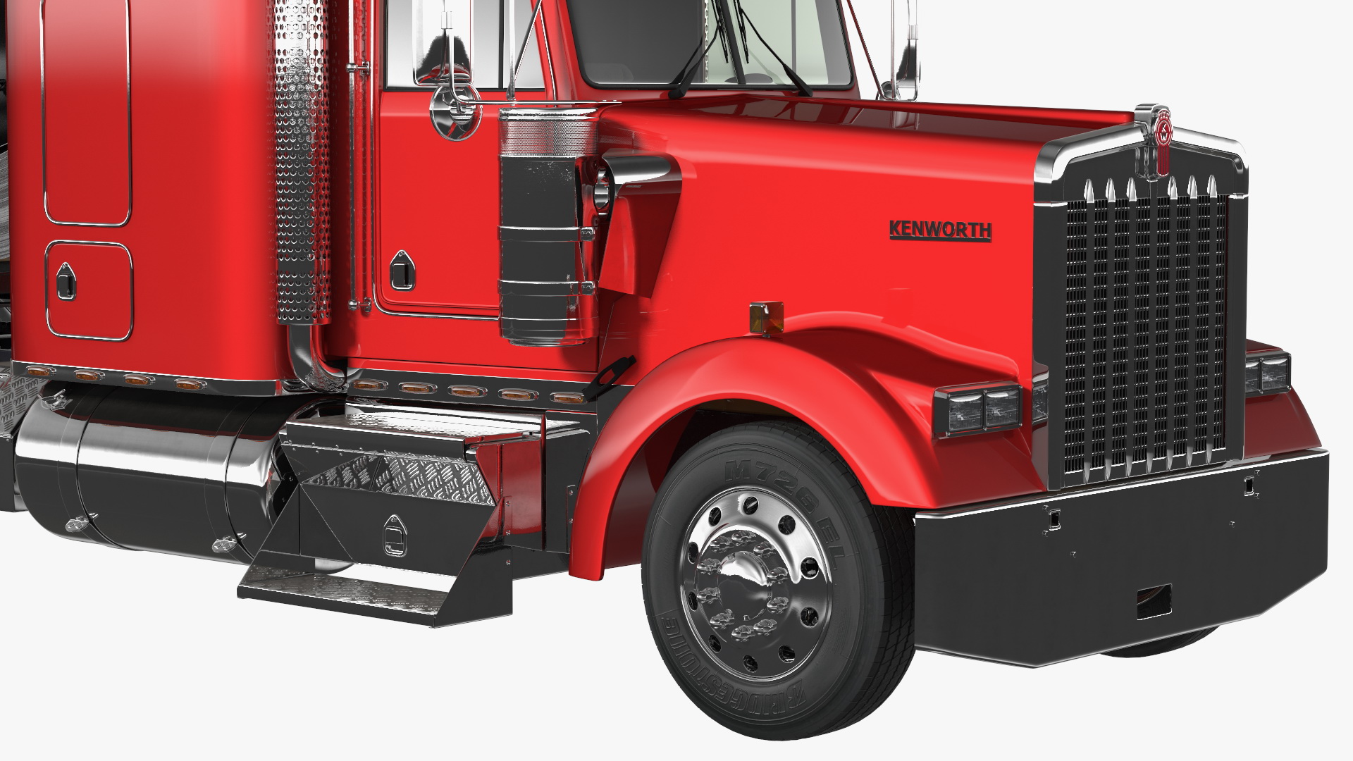 Truck with Steel Rolls 3D