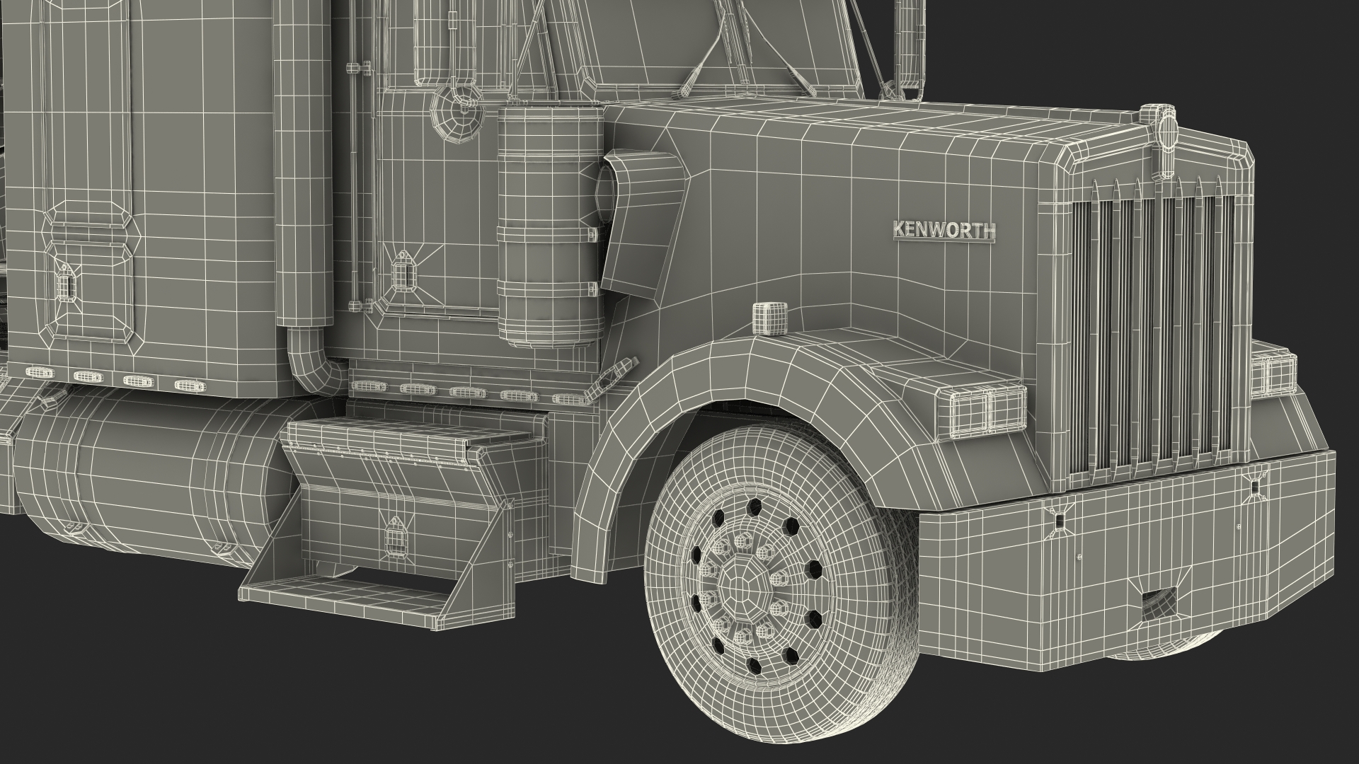 Truck with Steel Rolls 3D