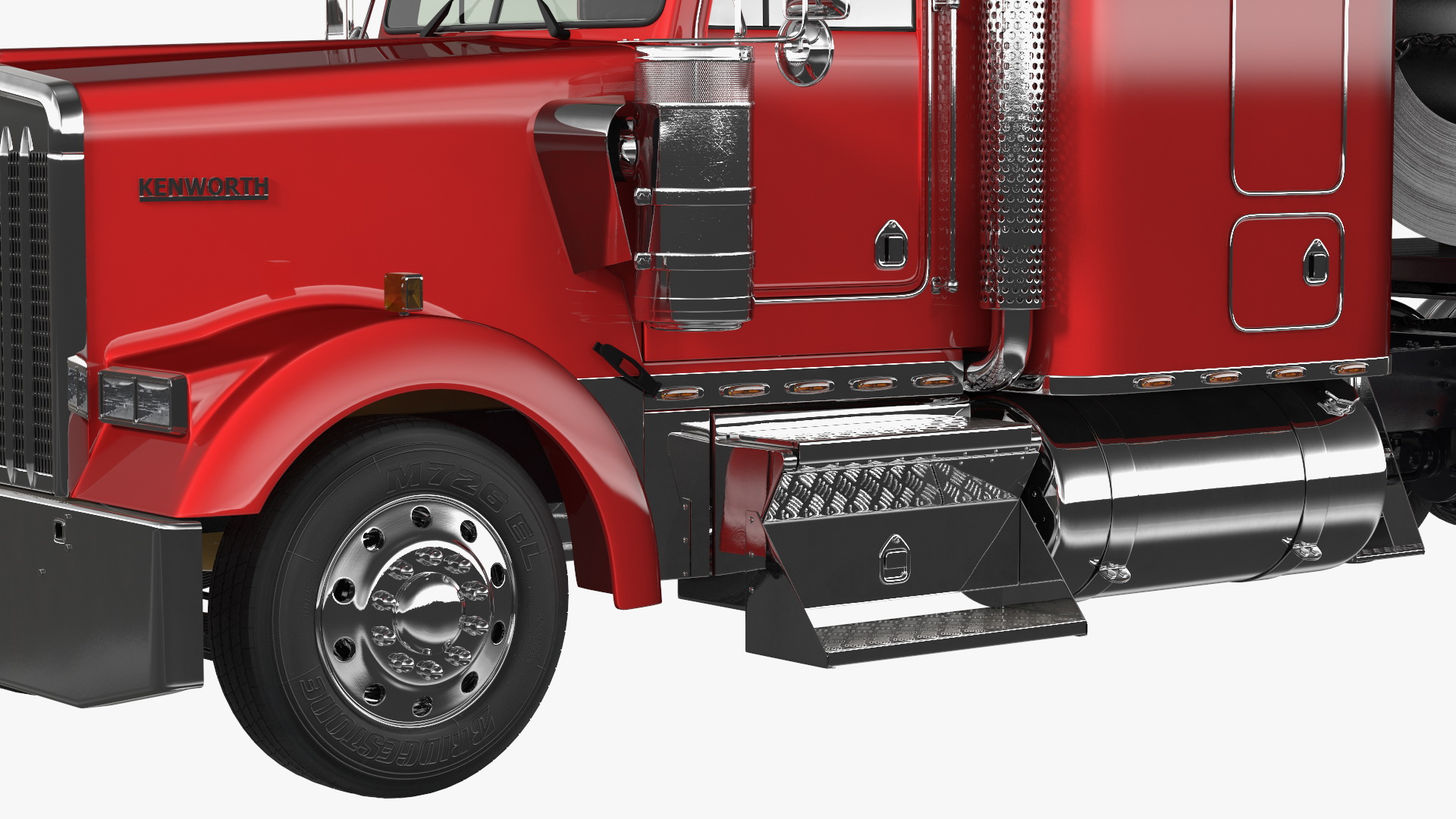 Truck with Steel Rolls 3D