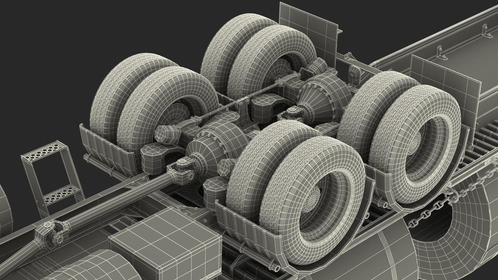 Truck with Steel Rolls 3D