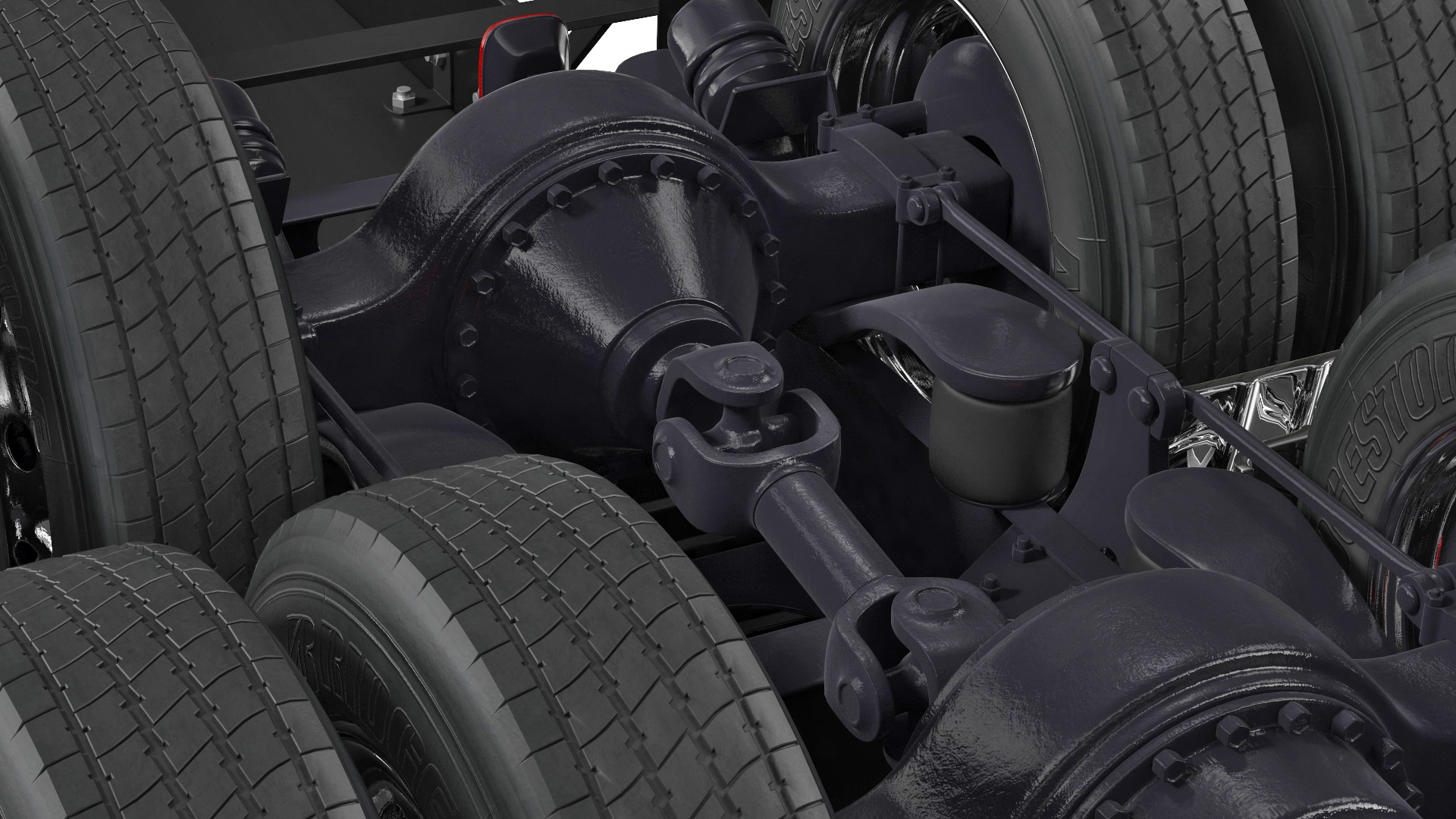 Truck with Steel Rolls 3D