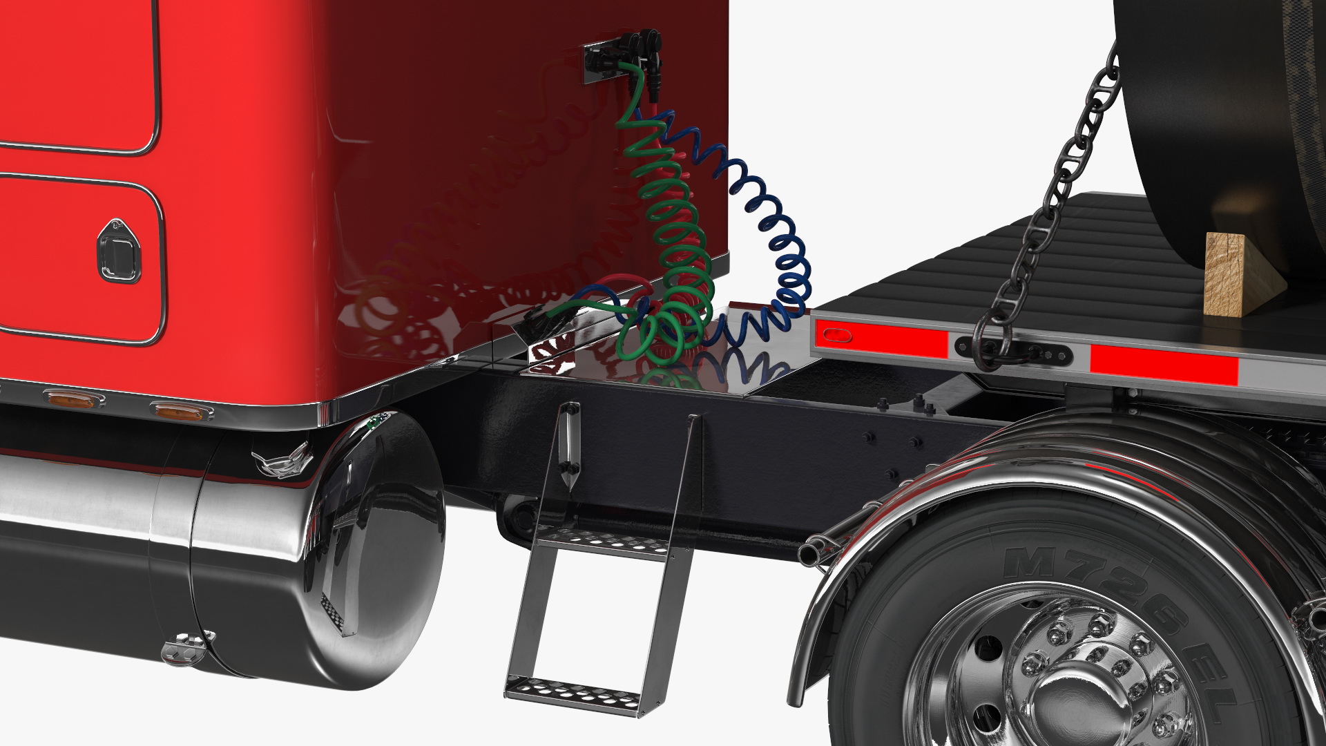 Truck with Steel Rolls 3D