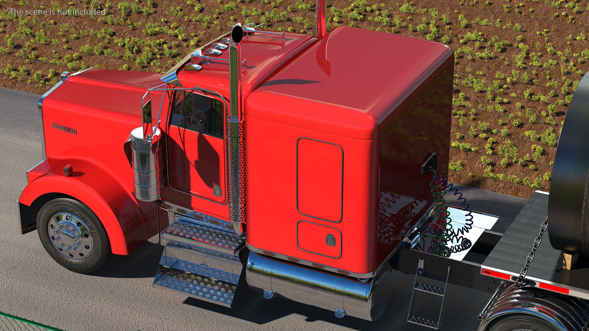 Truck with Steel Rolls 3D