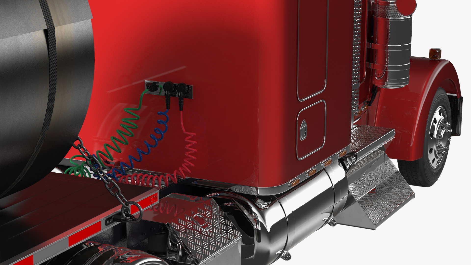 Truck with Steel Rolls 3D