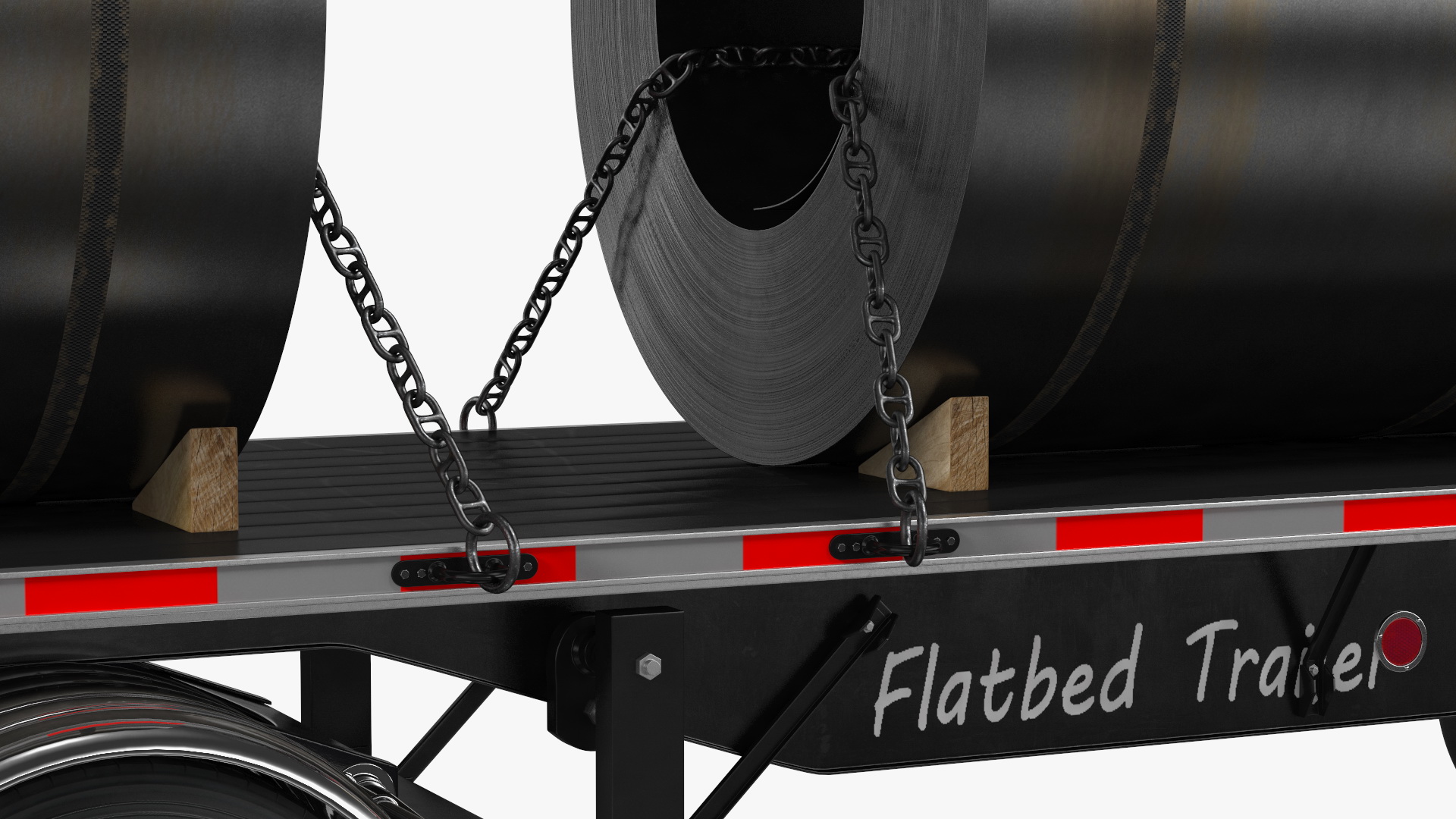 Truck with Steel Rolls 3D