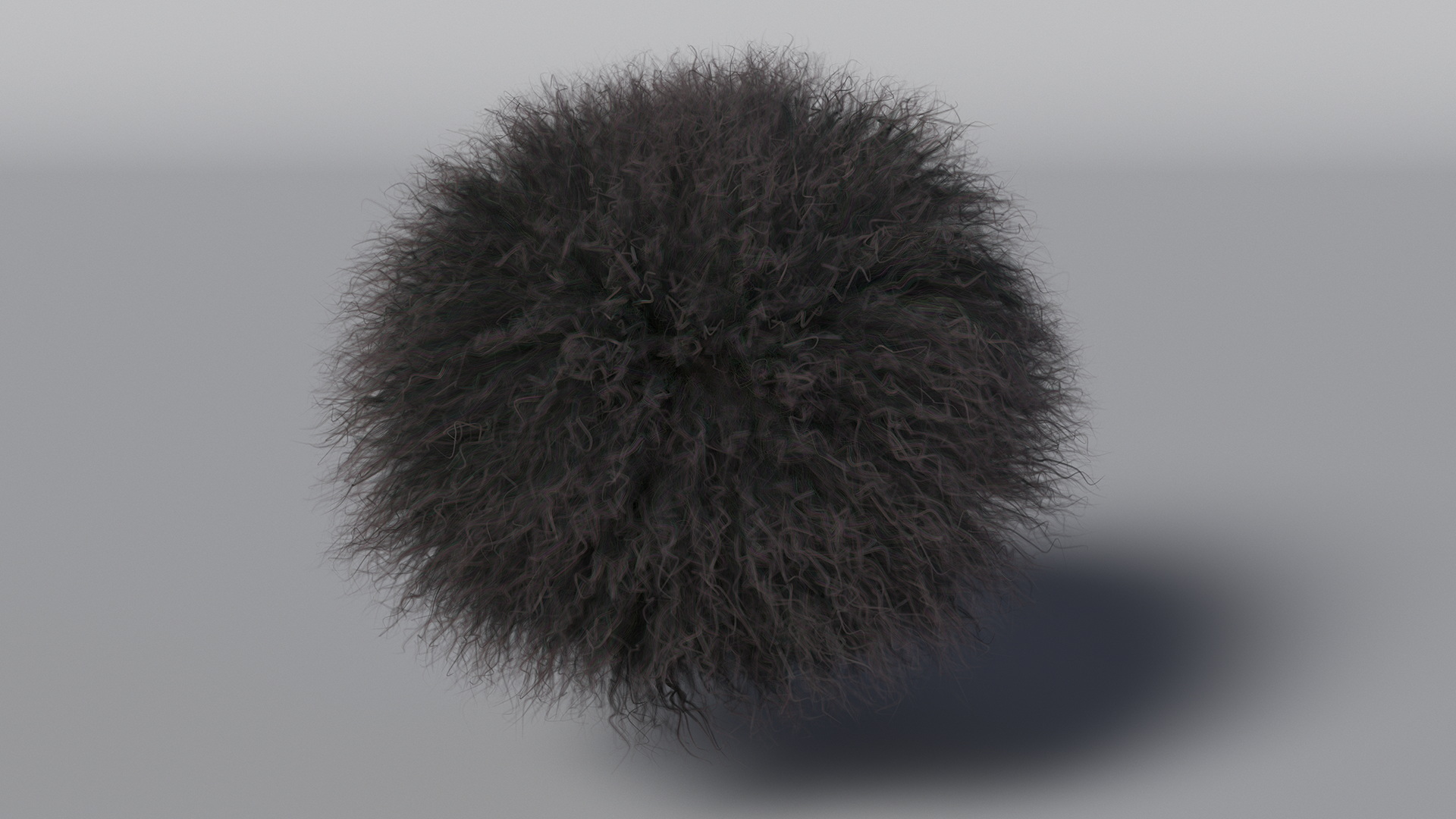 3D Caucasian Papakha Hat Black Fur