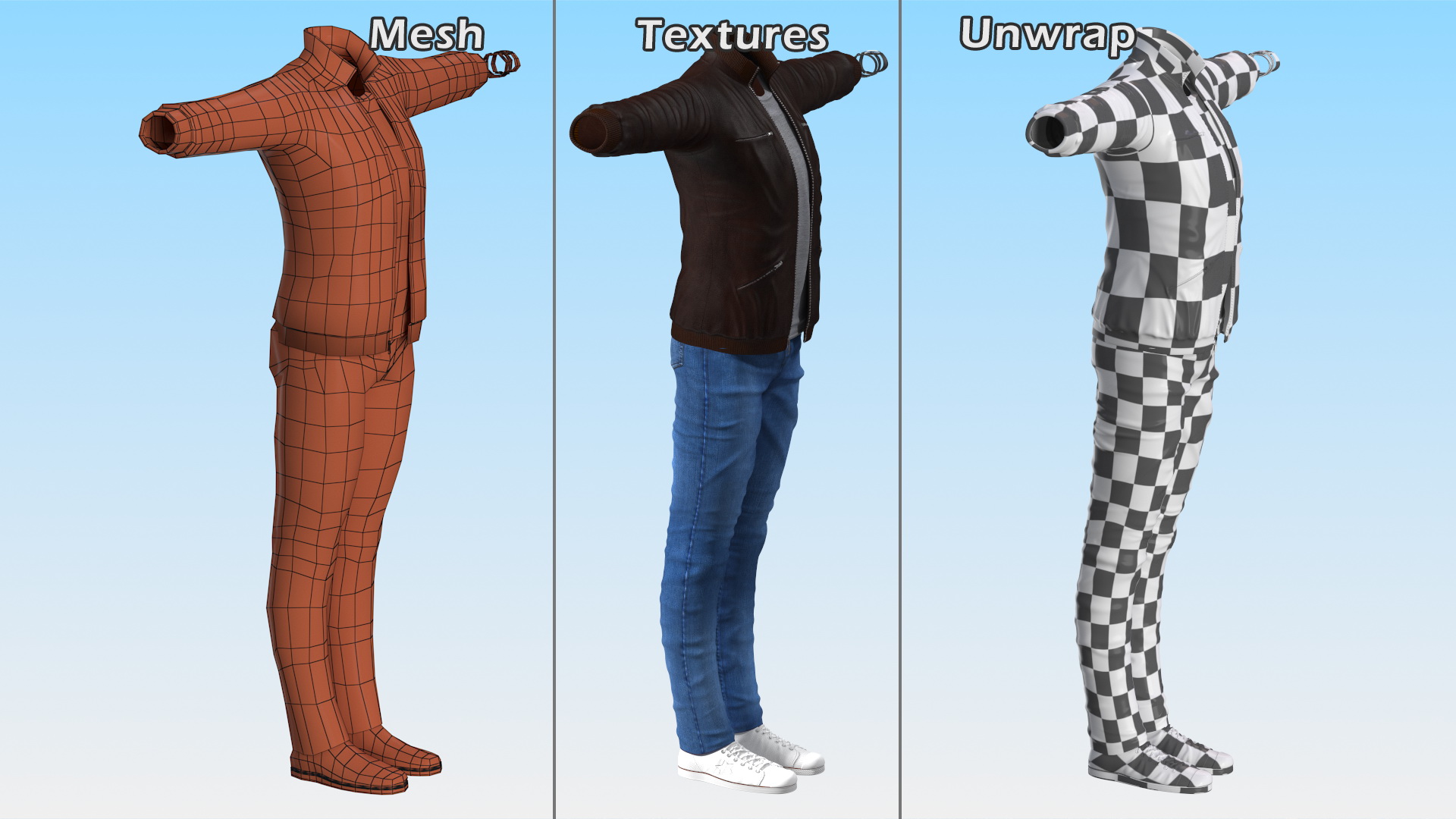 3D model Teenage Boy Street Outfit
