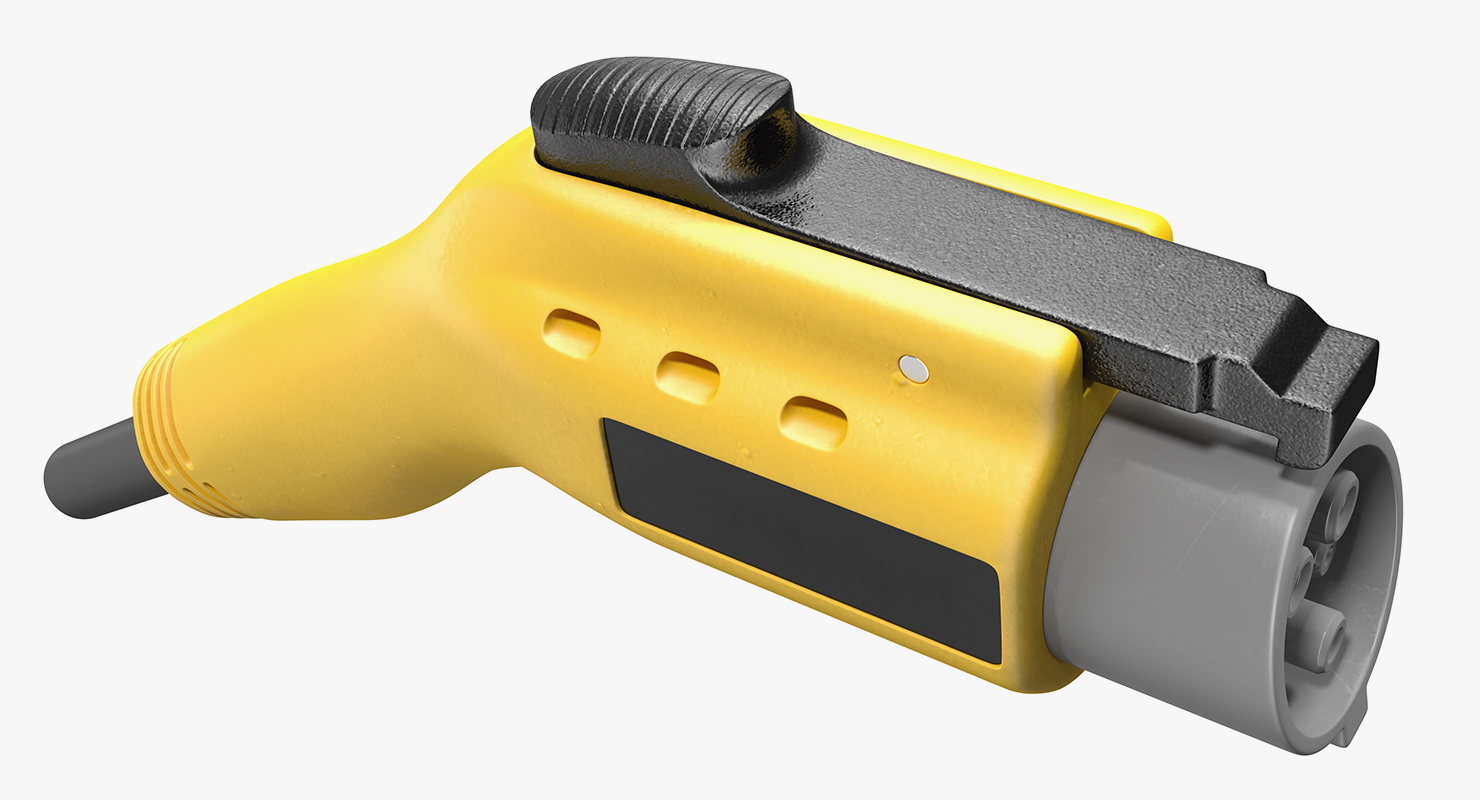 3D EV Charging Plug Socket model