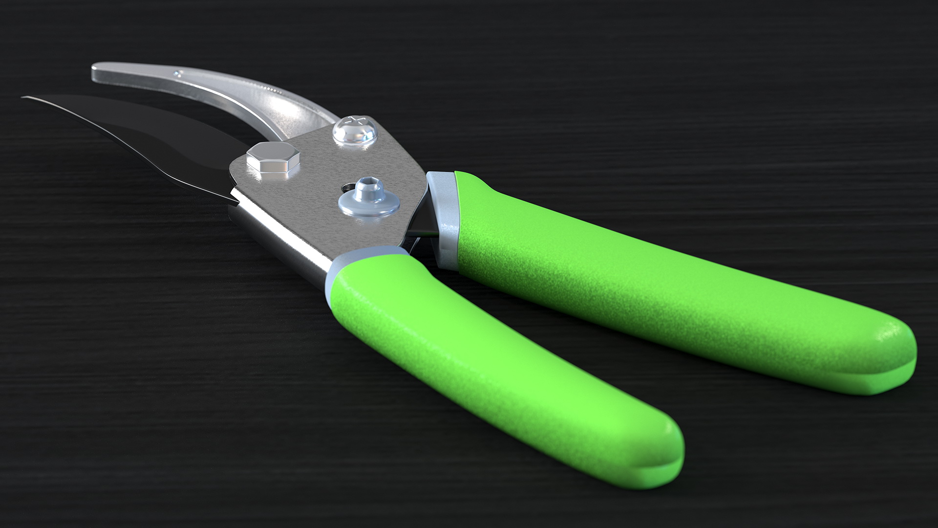 3D Bypass Pruning Shears