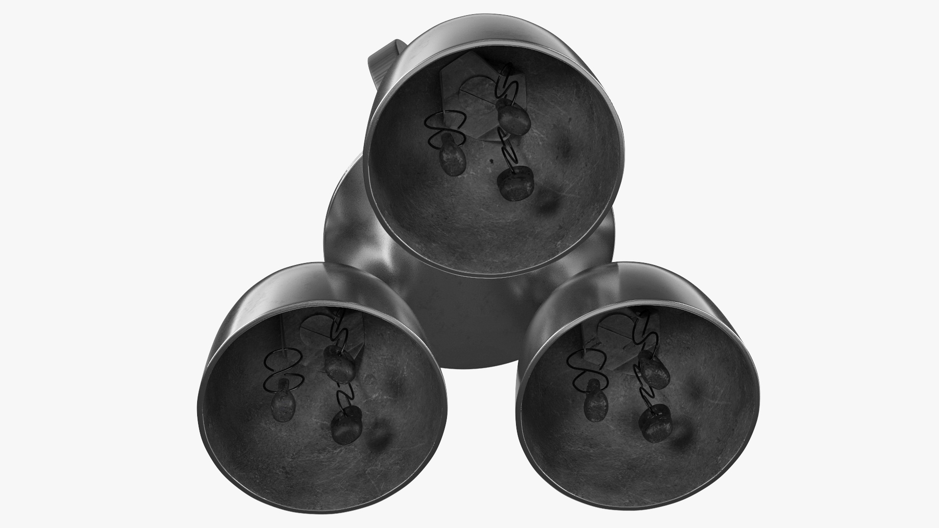 3D Silver Liturgical Altar Bell 3 Tones