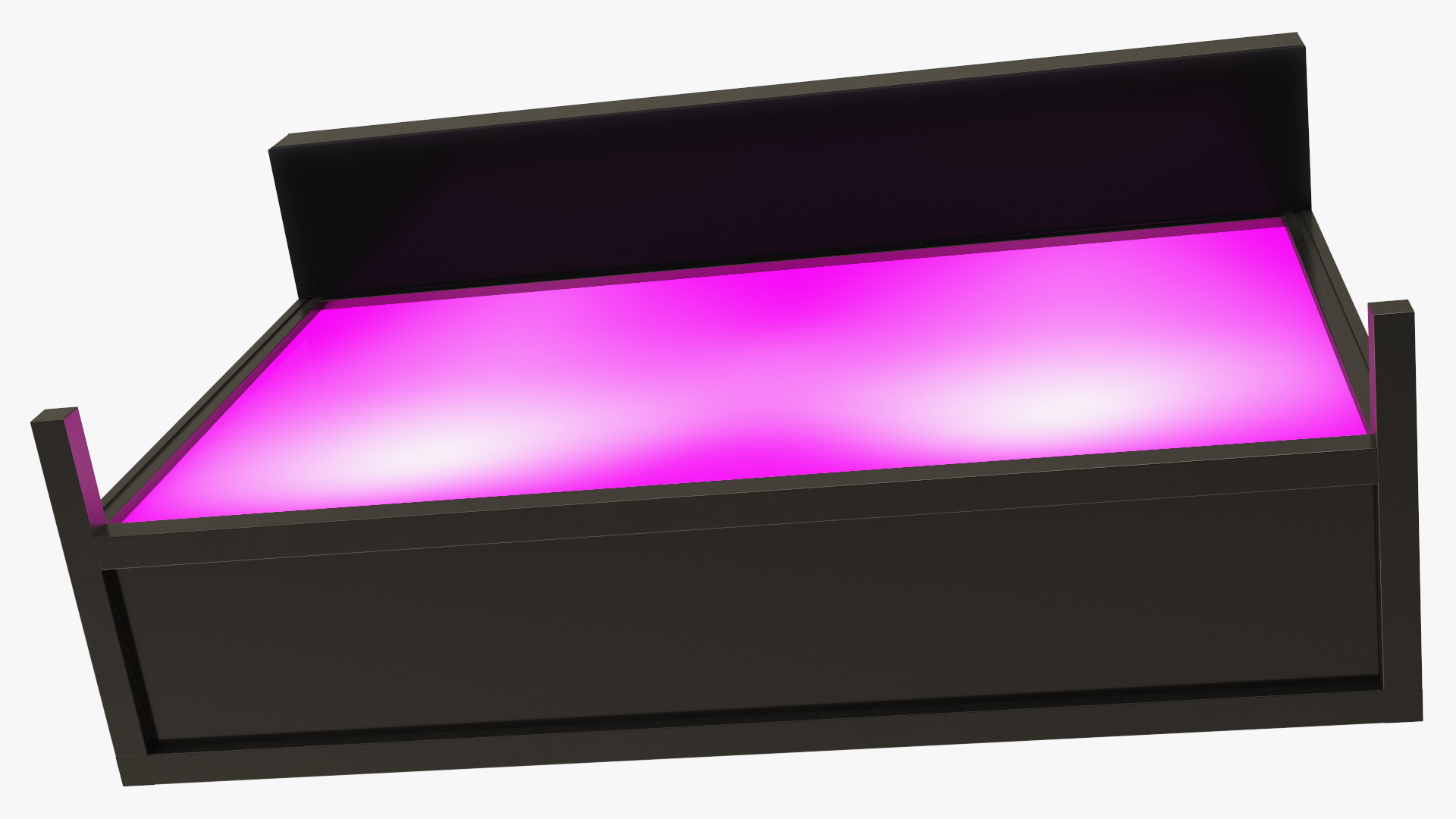 DJ Stand with Purple Lighting 3D model