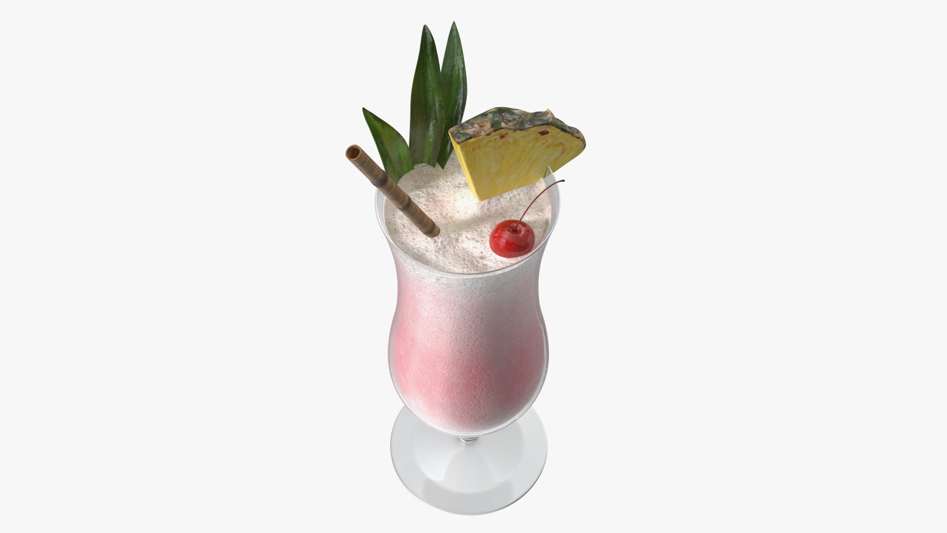 3D Beach Cocktail Red model
