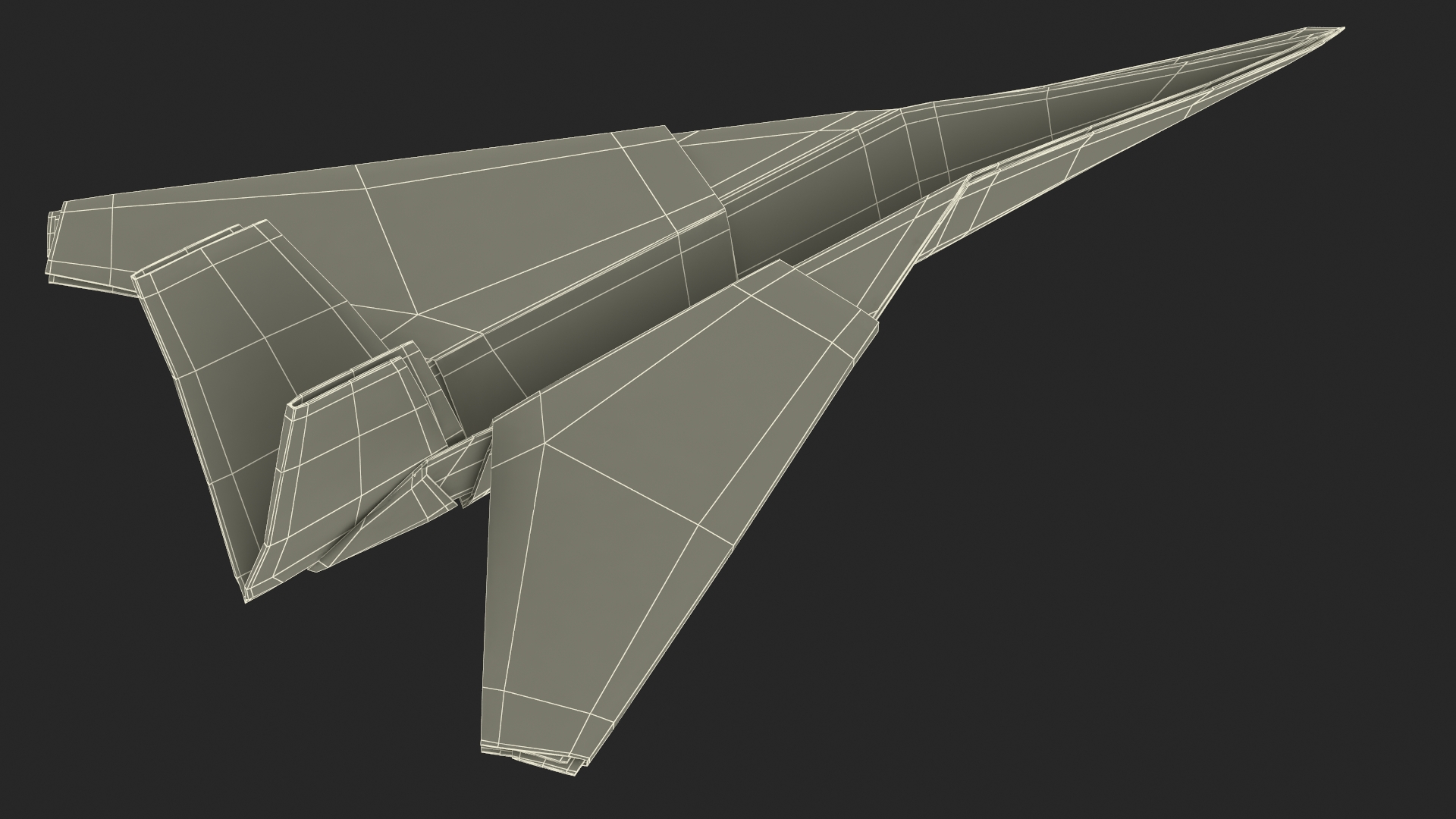 Origami Paper Airplane 3D