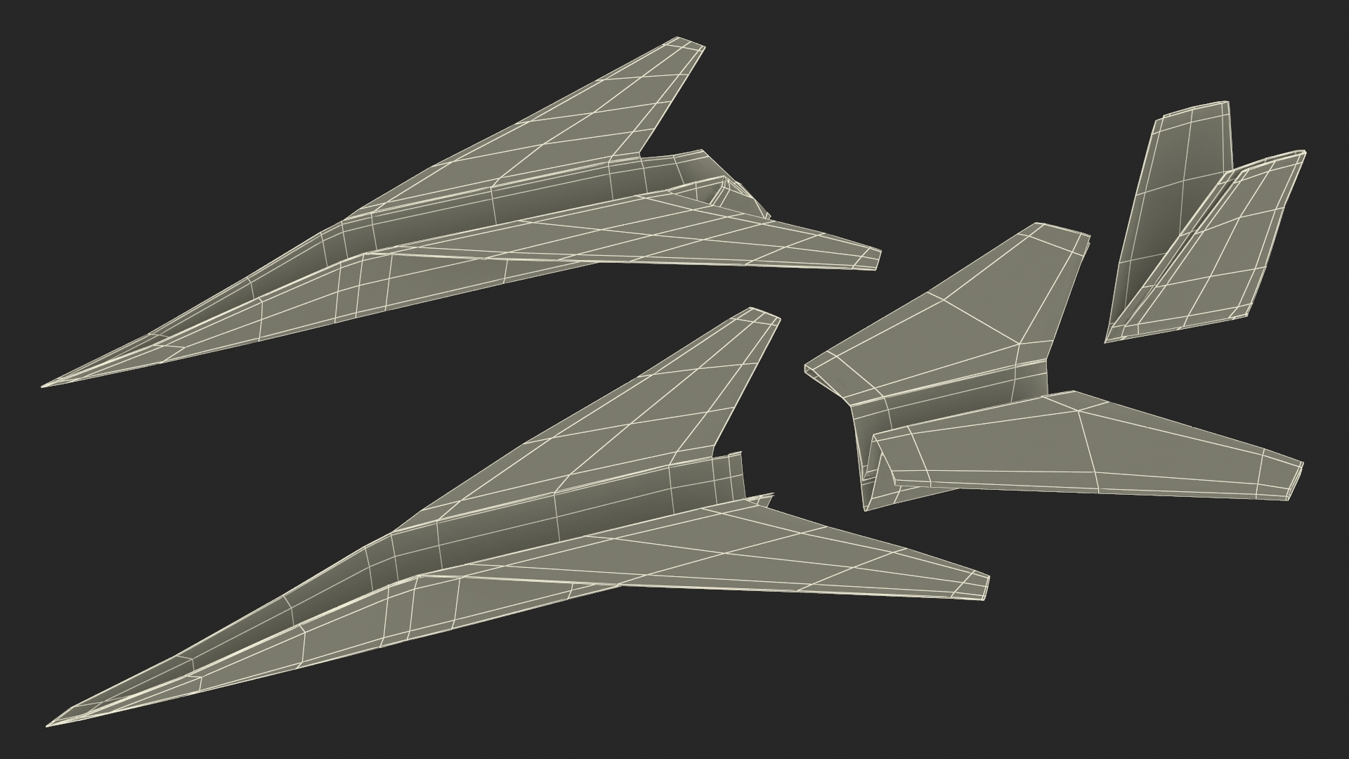 Origami Paper Airplane 3D
