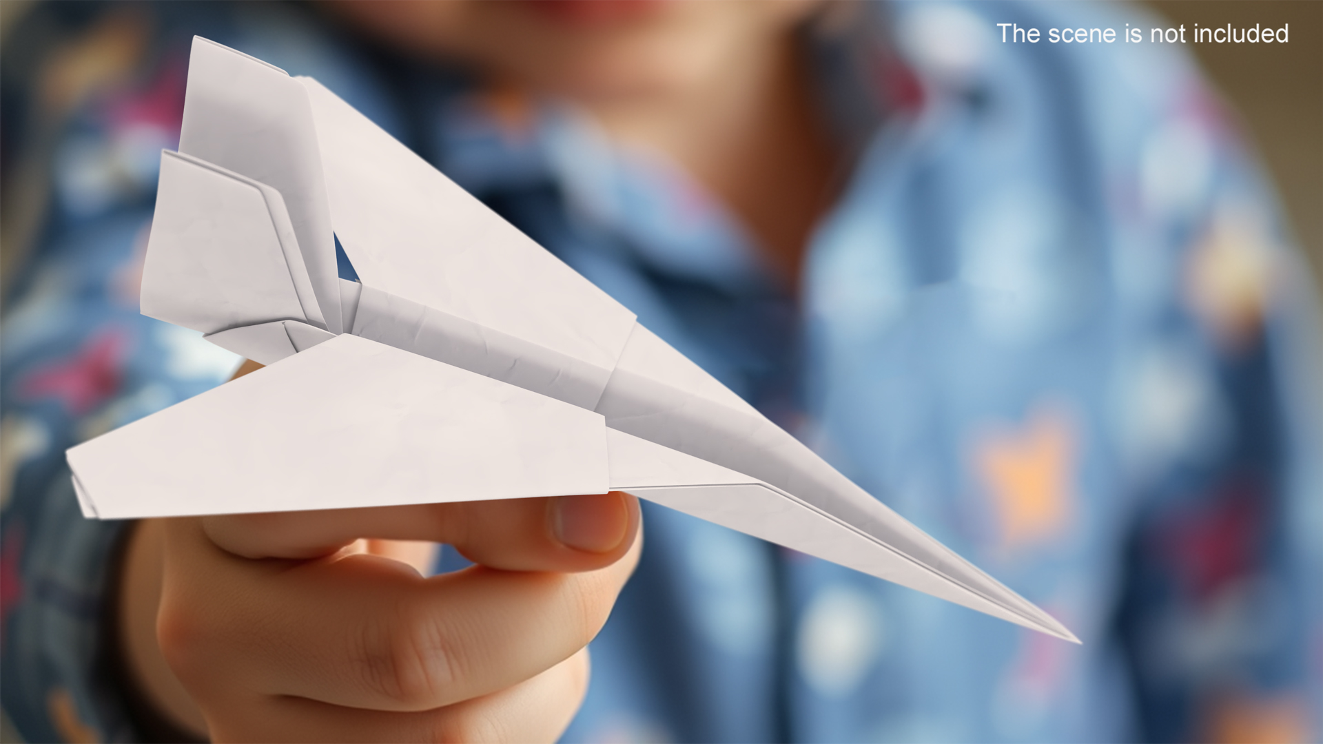 Origami Paper Airplane 3D