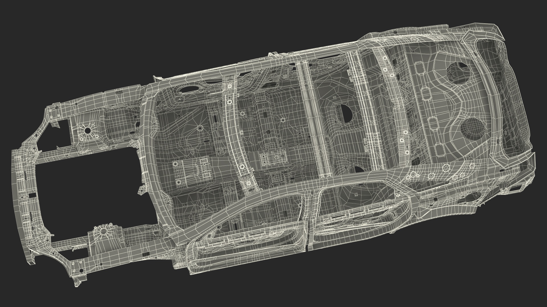 3D Sedan Frame Structure
