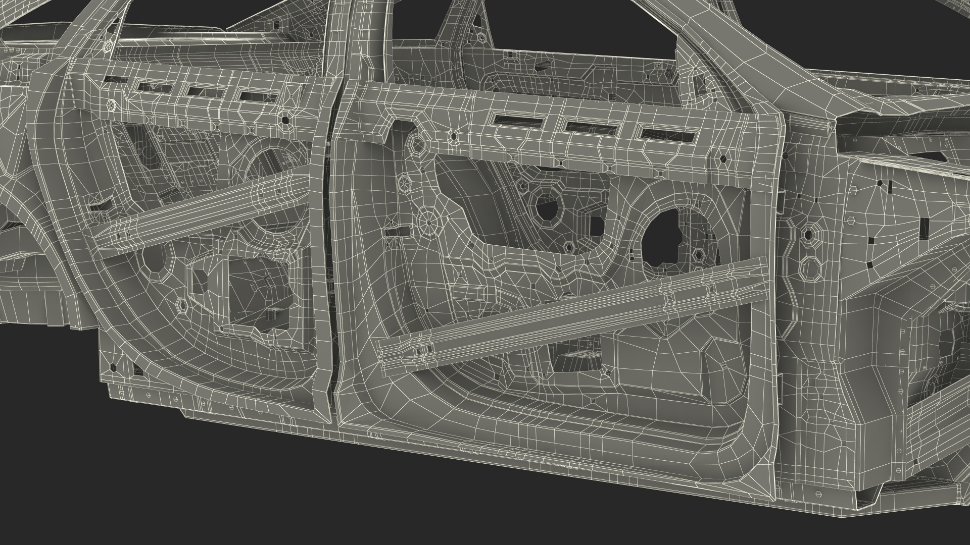 3D Sedan Frame Structure