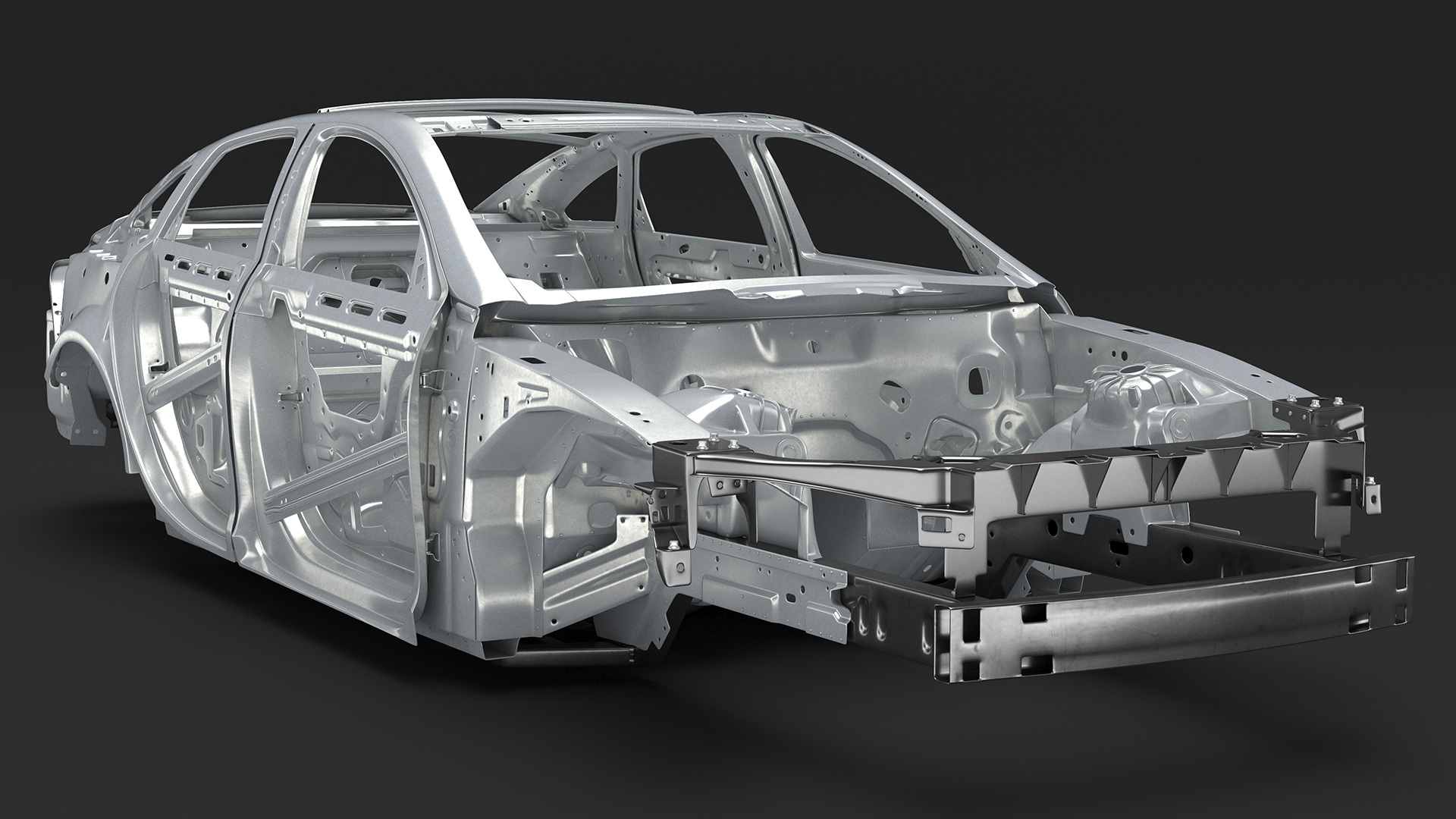 3D Sedan Frame Structure