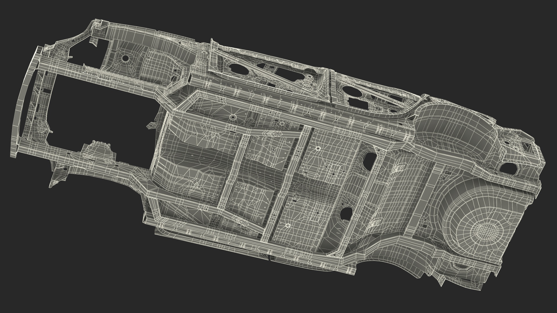 3D Sedan Frame Structure