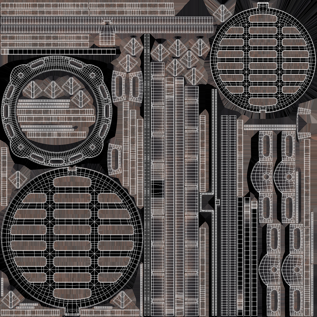 Sewer Cover Lid Old 3D model