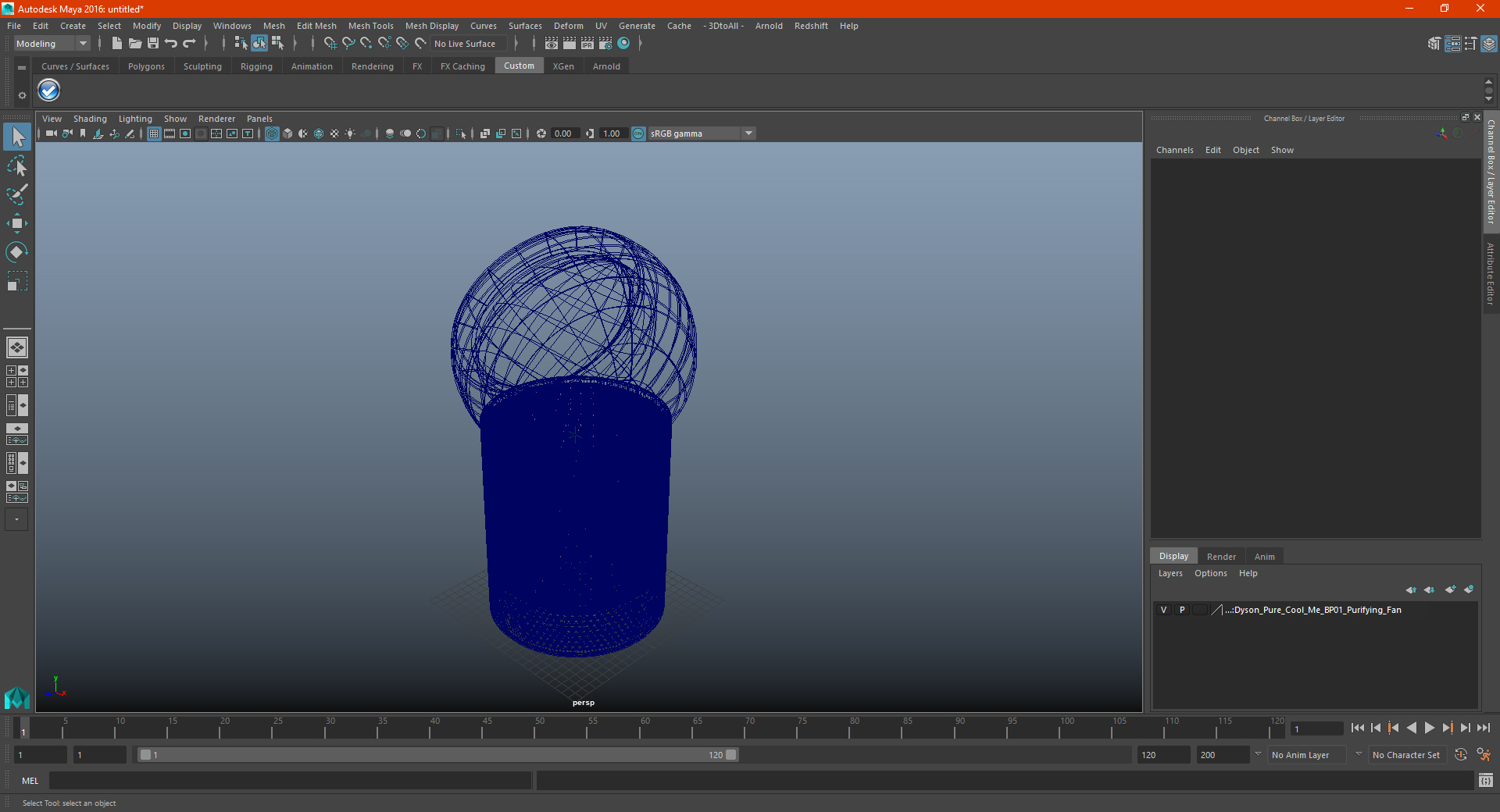 Dyson Pure Cool Me BP01 Purifying Fan 3D