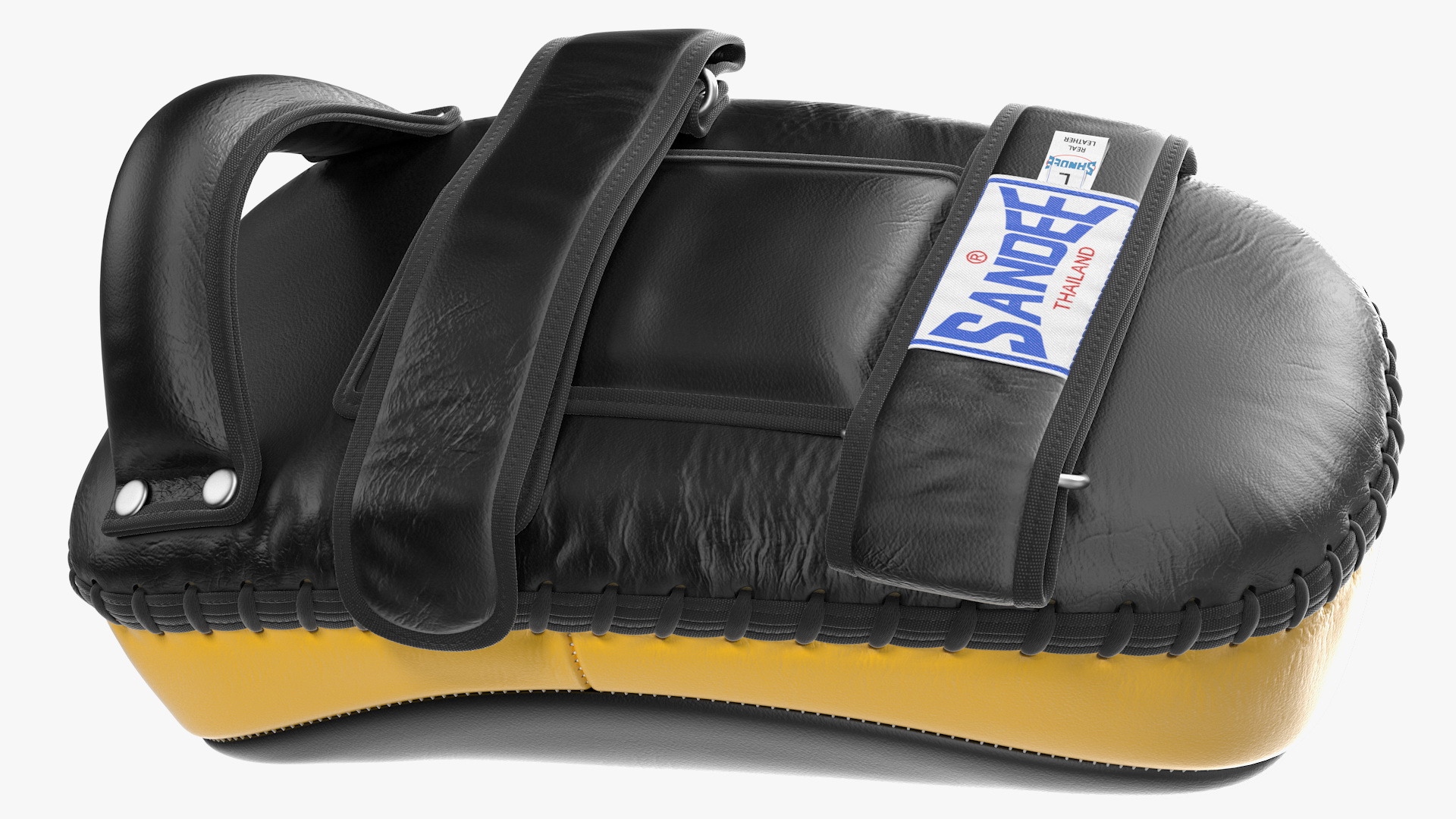 3D Sandee Curved Thai Leather Kick Pads