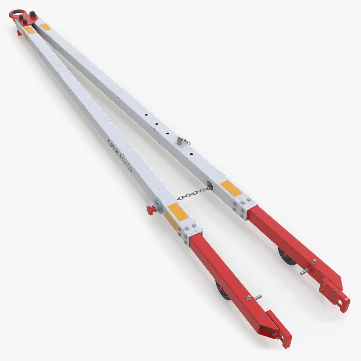 Aircraft Tow Bar 3D model preview