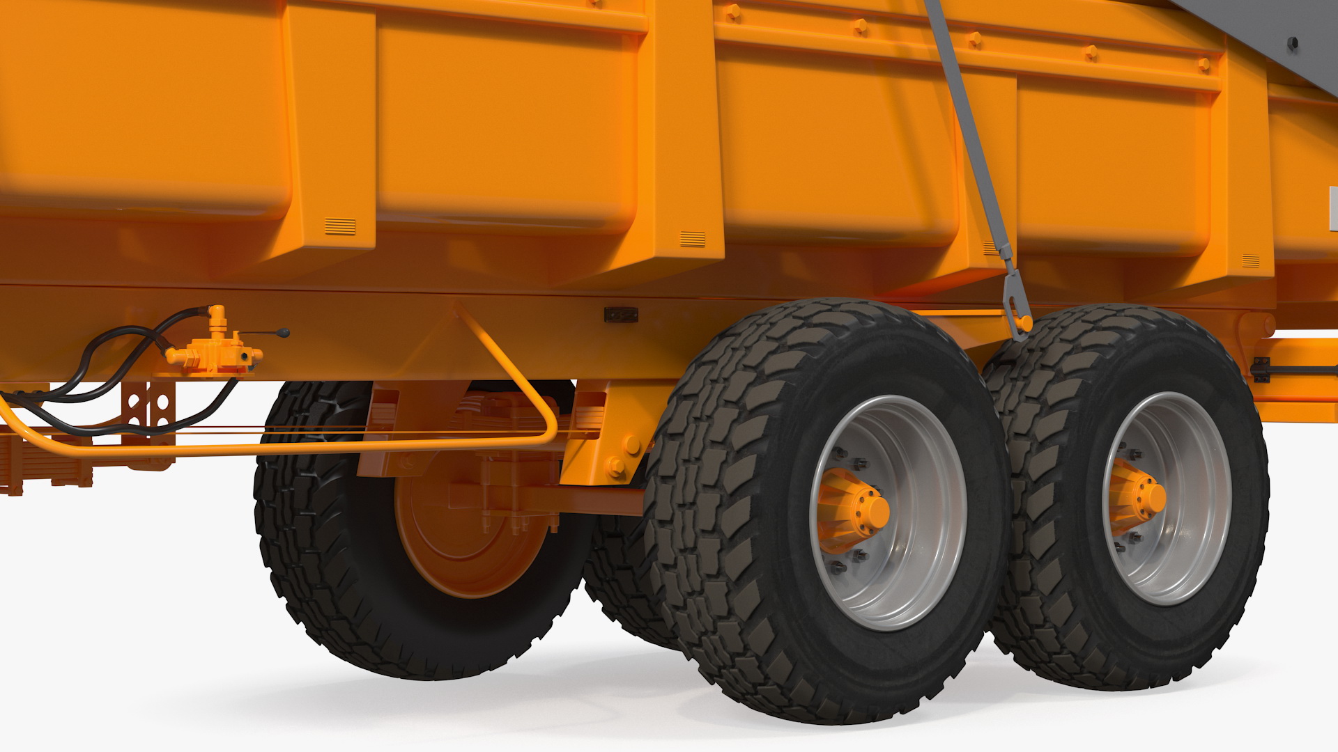 3D model Body Tipper Trailer Clean