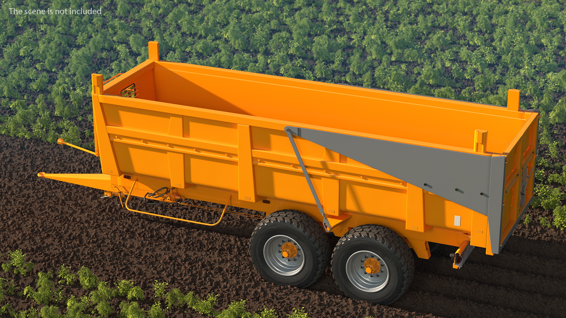 3D model Body Tipper Trailer Clean