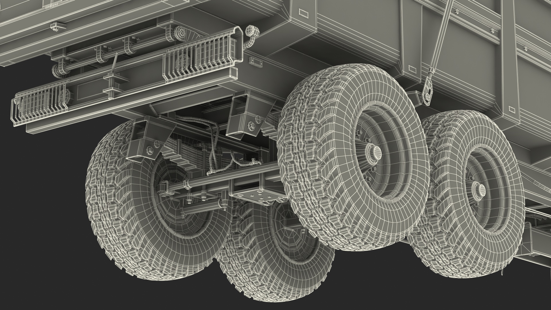 3D model Body Tipper Trailer Clean