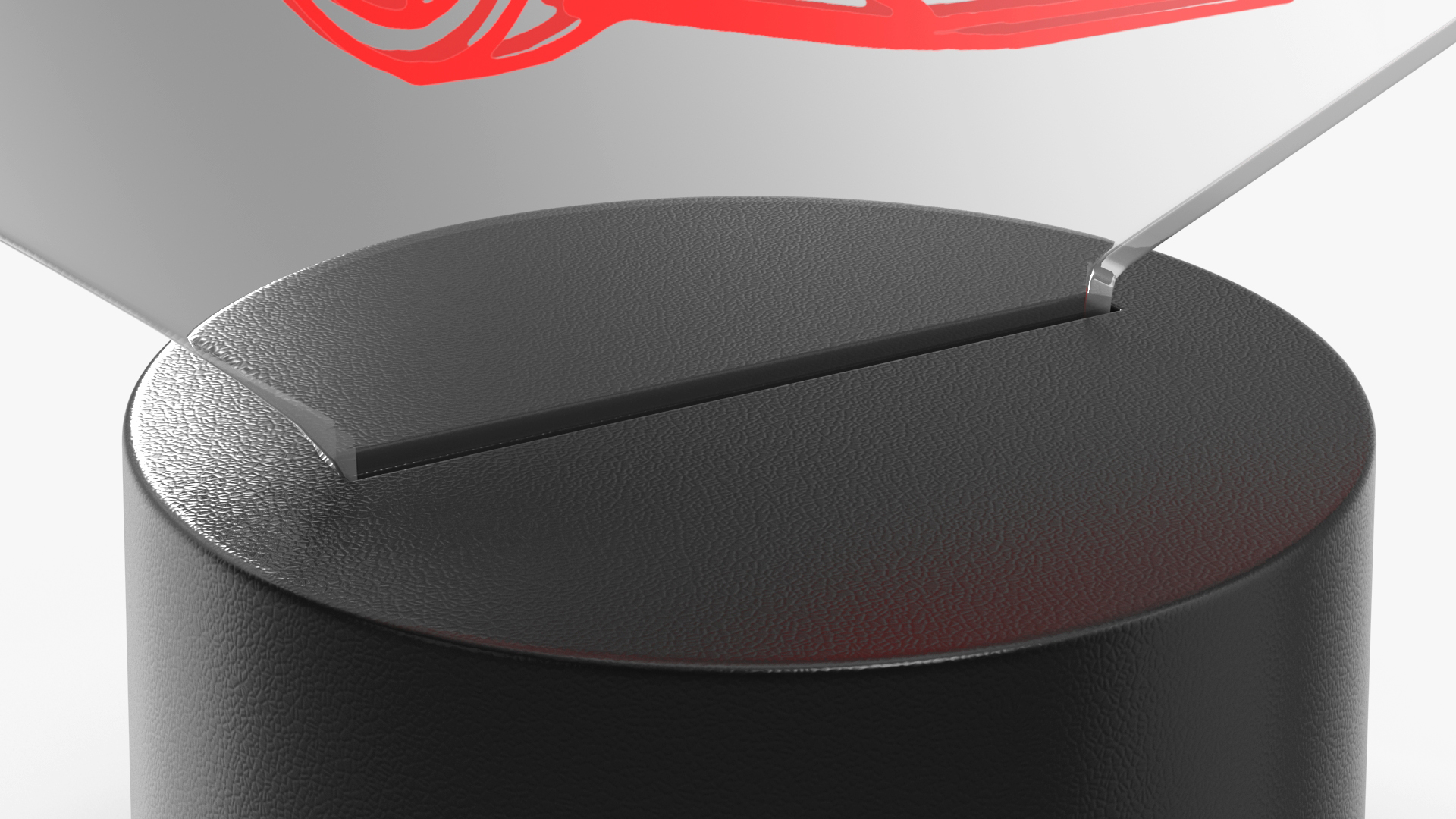 Hologram Lamp with Sport Car Red 3D