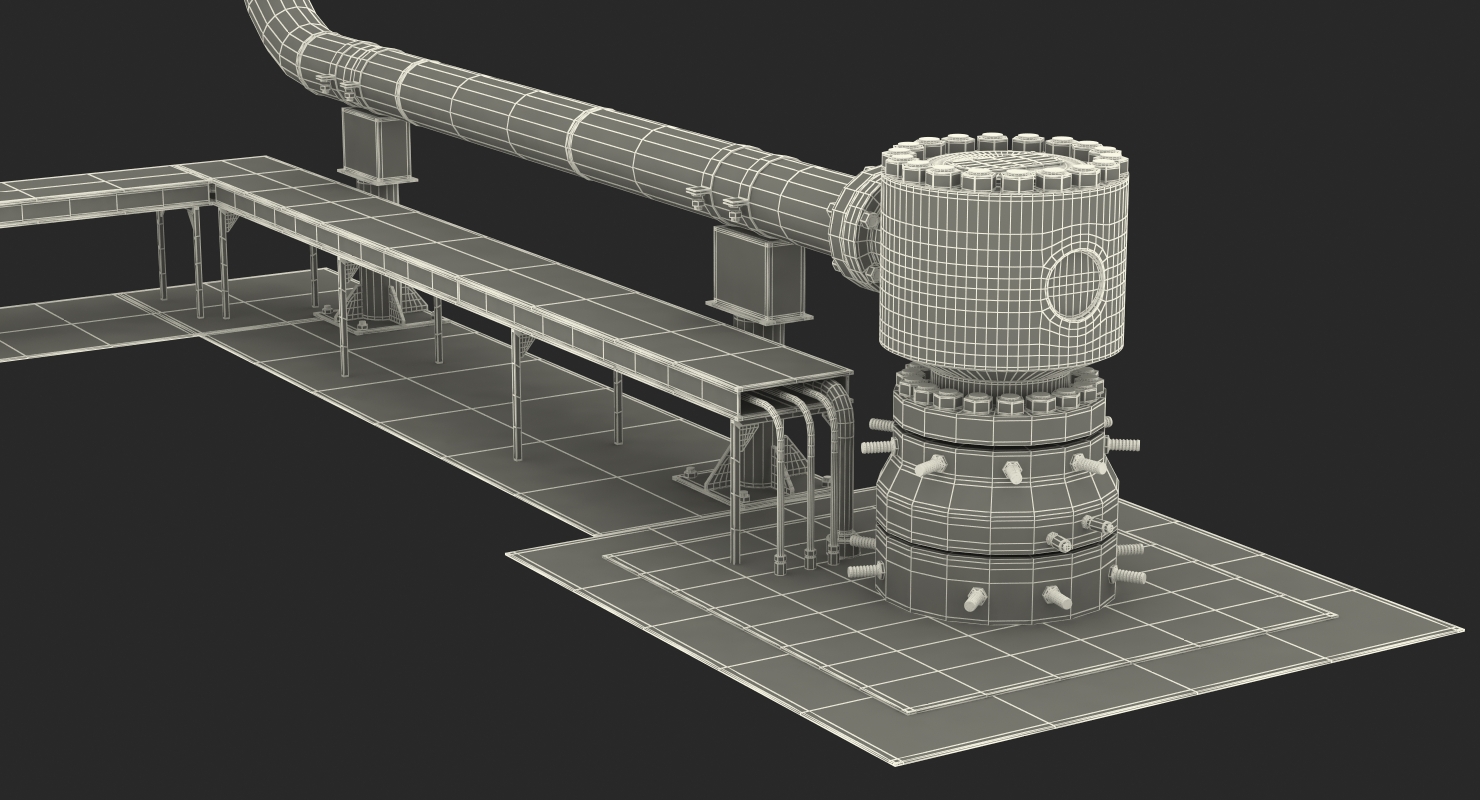 Oil Wellhead 2 3D model