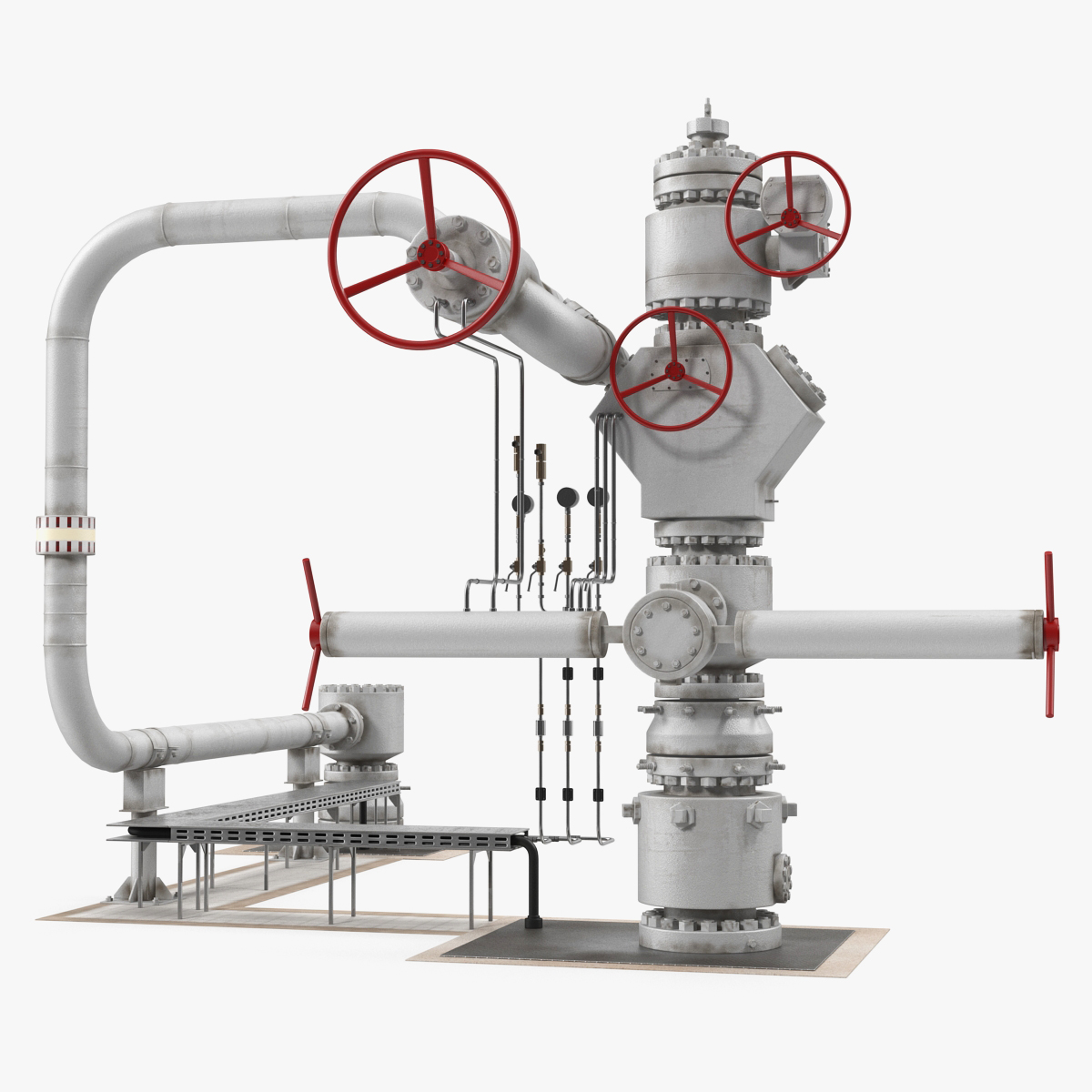 Oil Wellhead 2 3D model