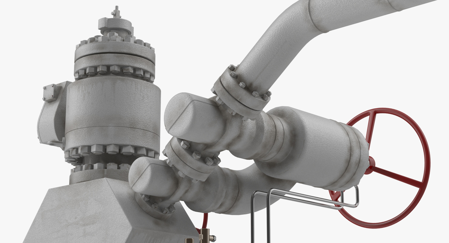 Oil Wellhead 2 3D model
