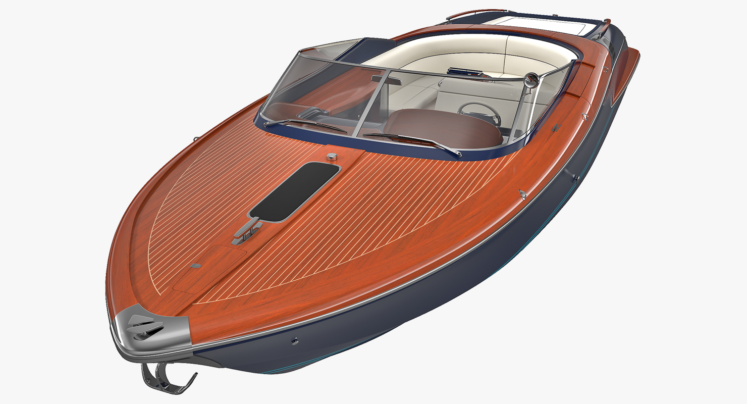 3D model Riva Aquariva Super YANMAR 8LV