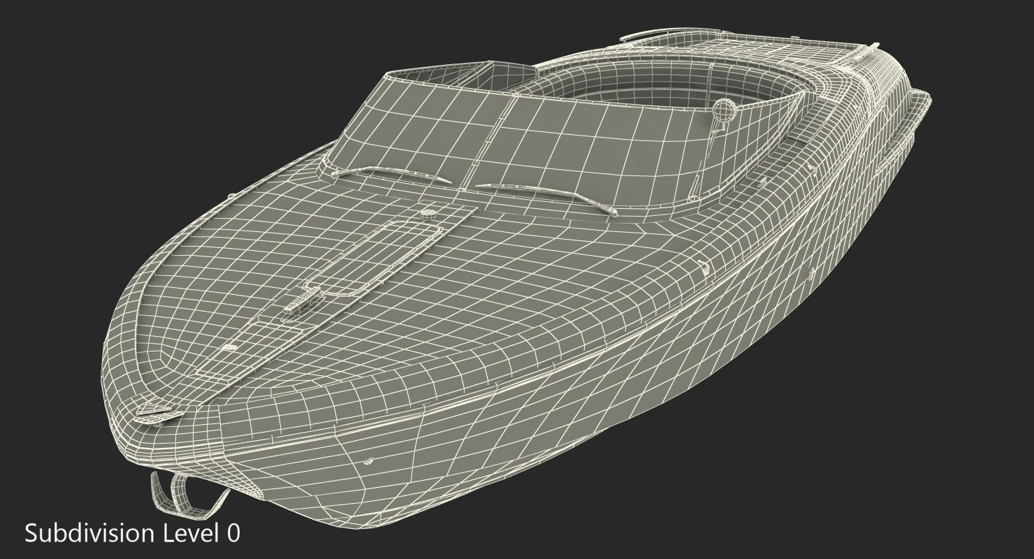3D model Riva Aquariva Super YANMAR 8LV