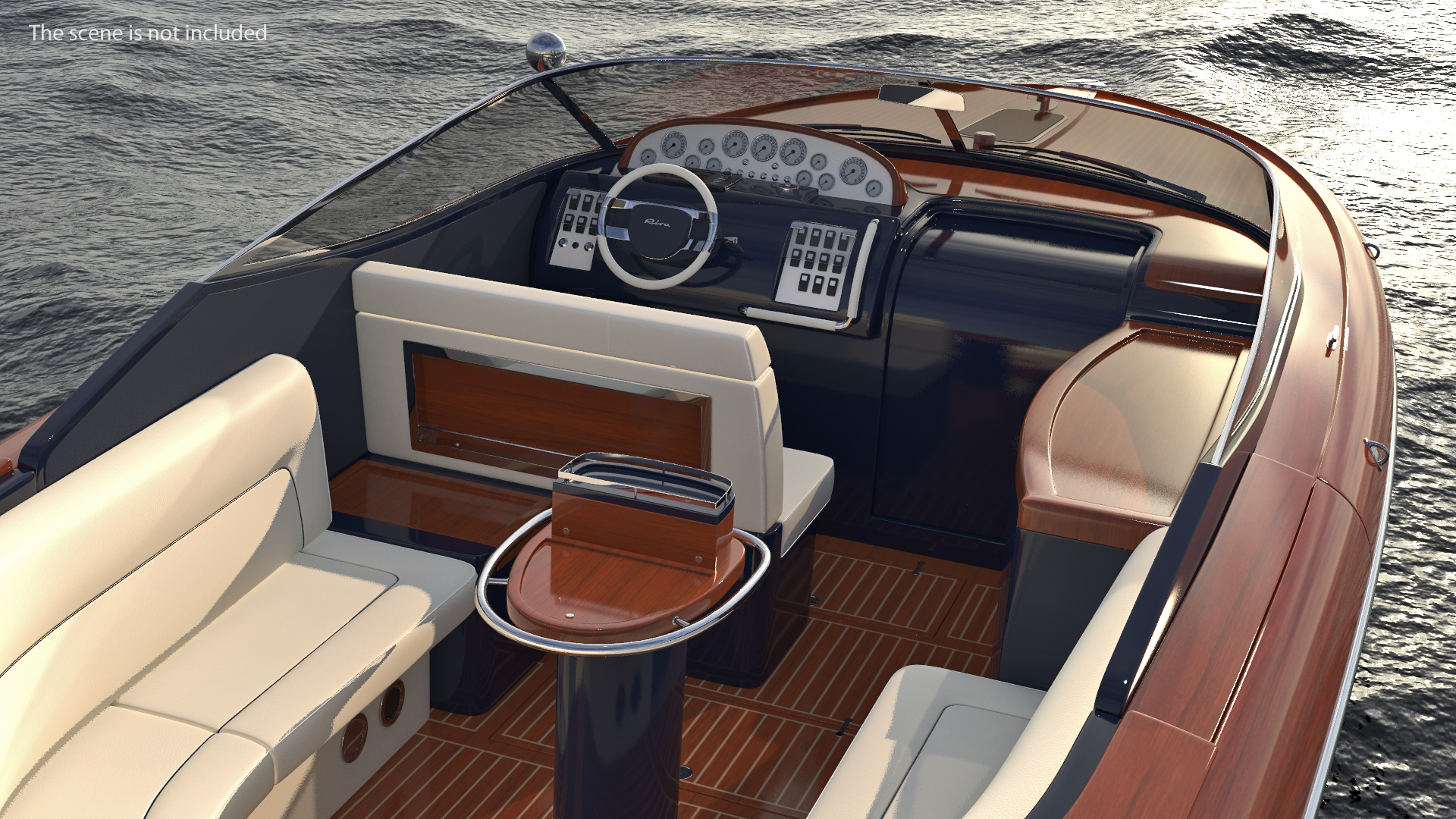 3D model Riva Aquariva Super YANMAR 8LV