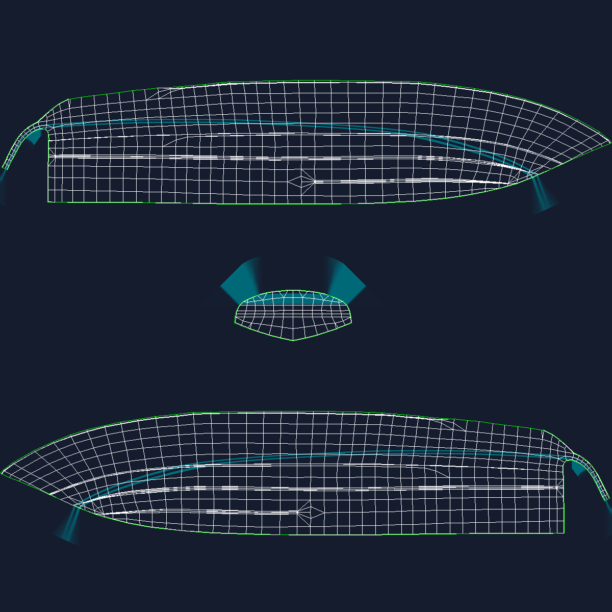 3D model Riva Aquariva Super YANMAR 8LV