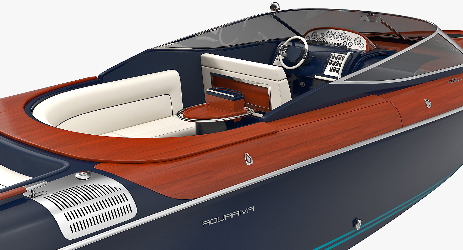 3D model Riva Aquariva Super YANMAR 8LV