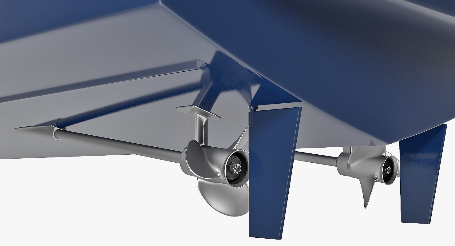 3D model Riva Aquariva Super YANMAR 8LV