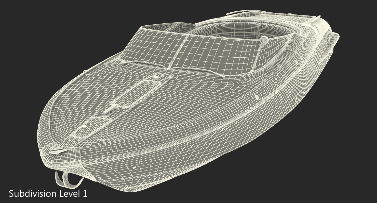 3D model Riva Aquariva Super YANMAR 8LV