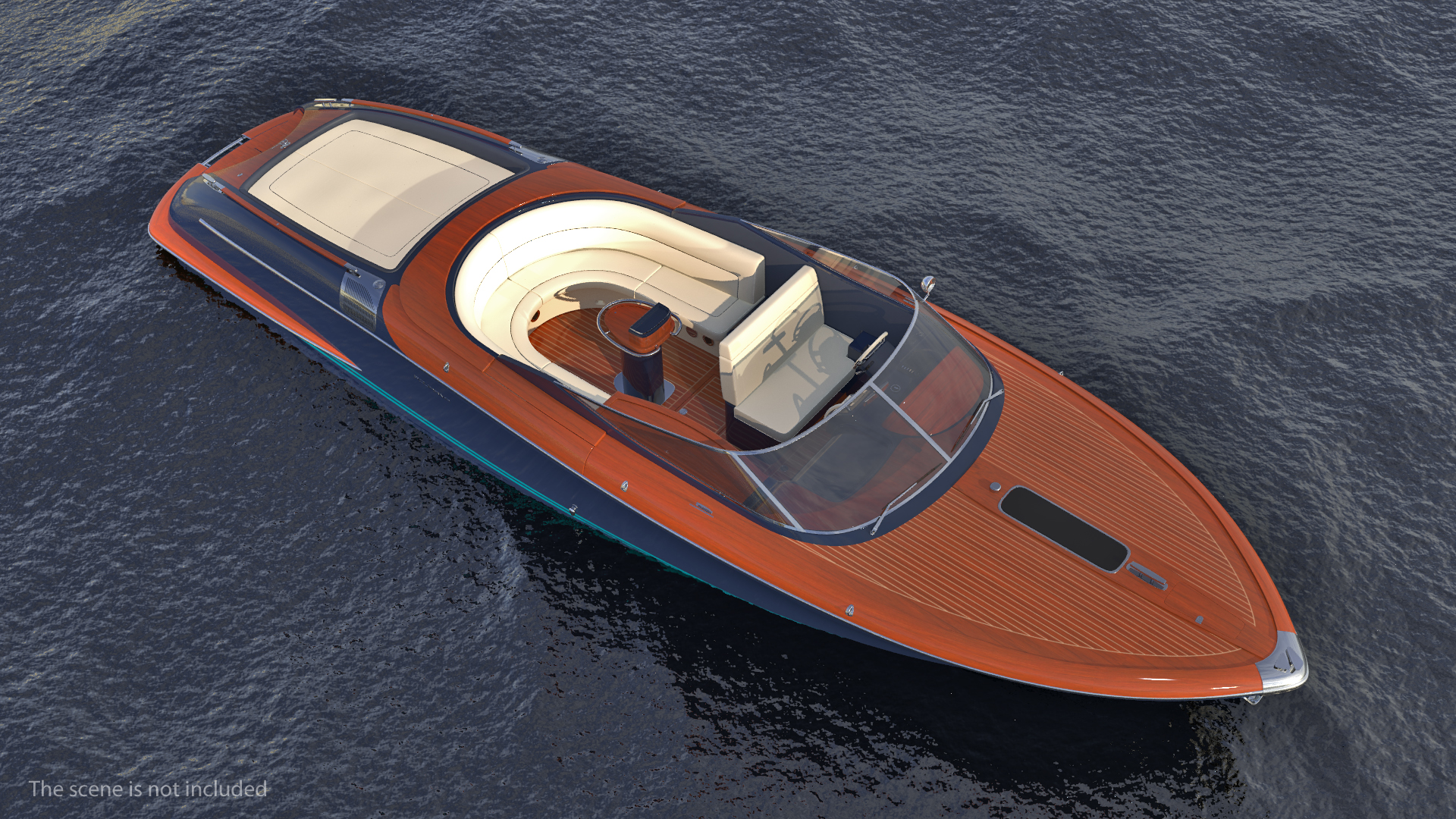 3D model Riva Aquariva Super YANMAR 8LV