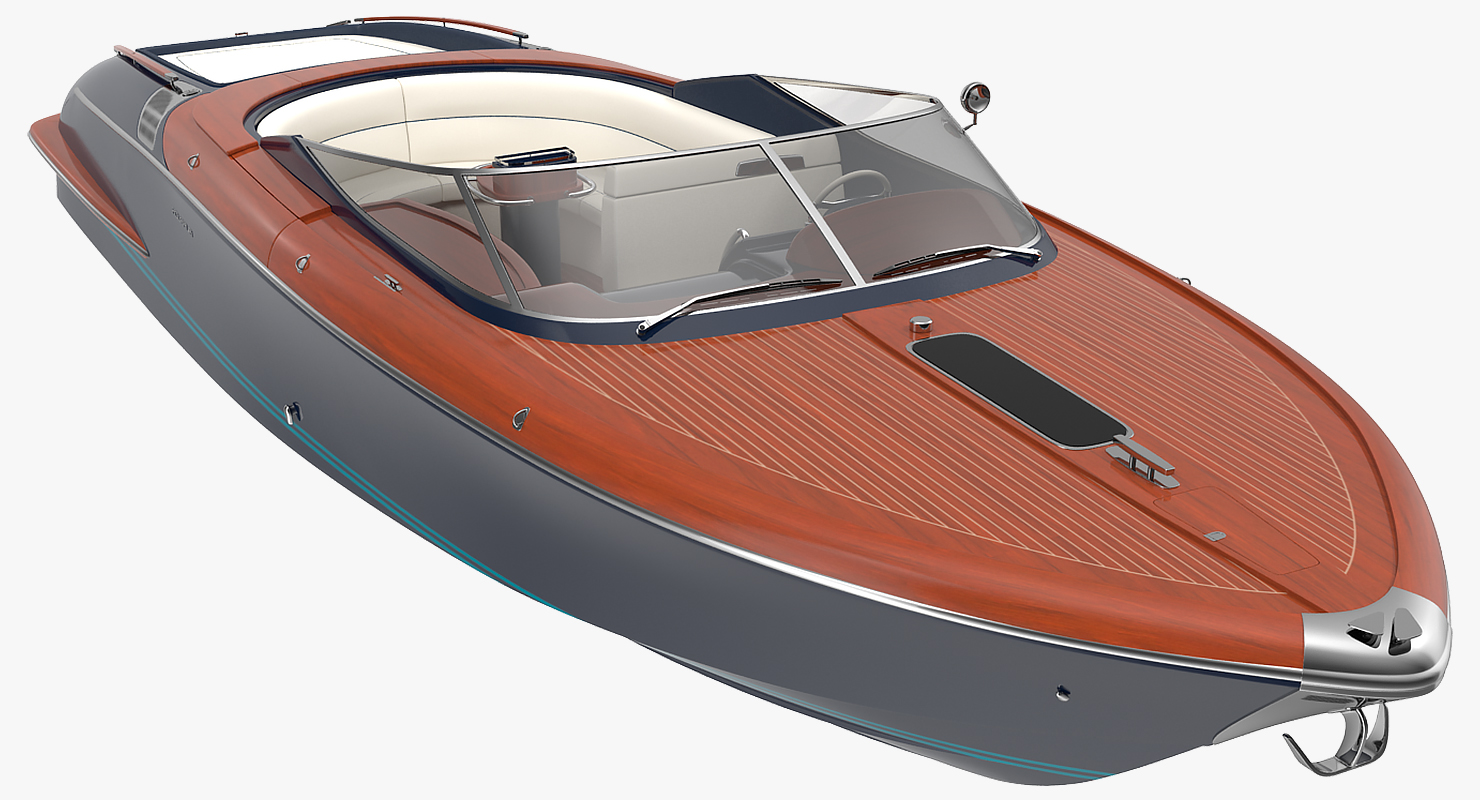 3D model Riva Aquariva Super YANMAR 8LV