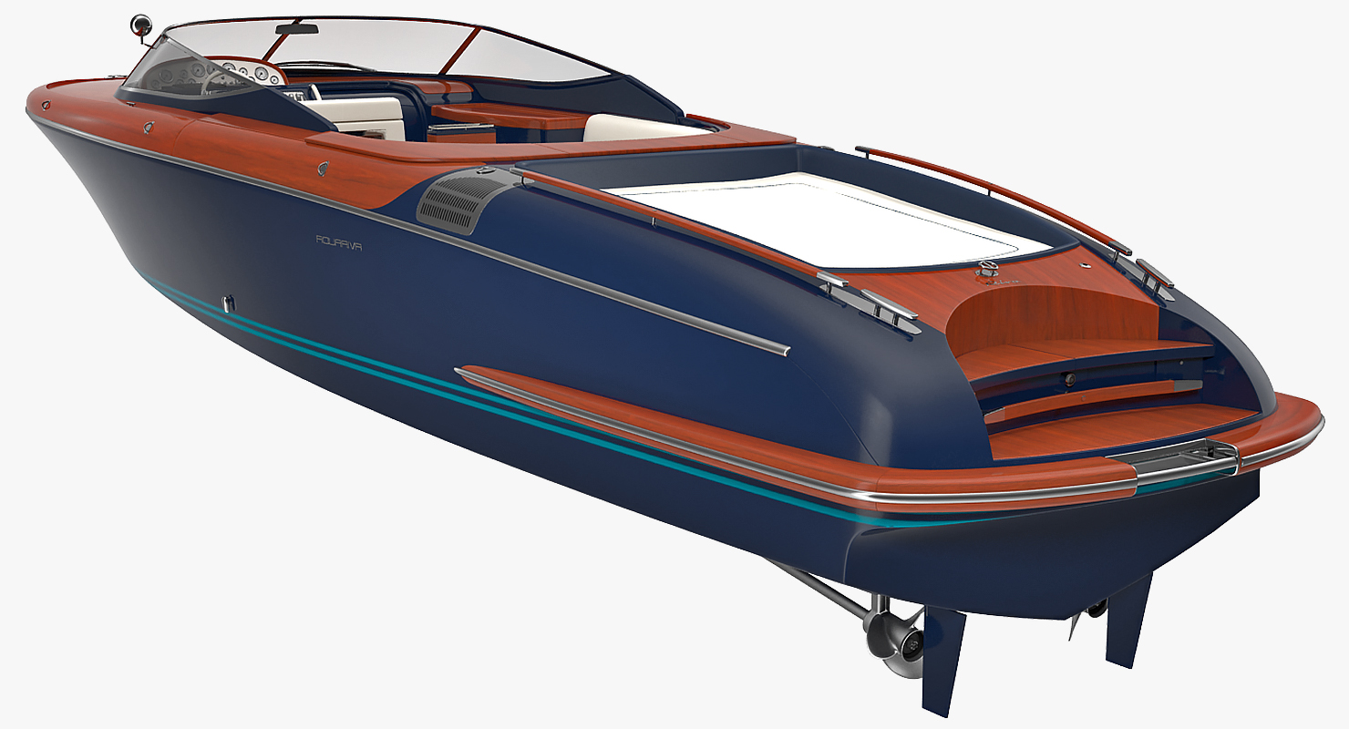 3D model Riva Aquariva Super YANMAR 8LV