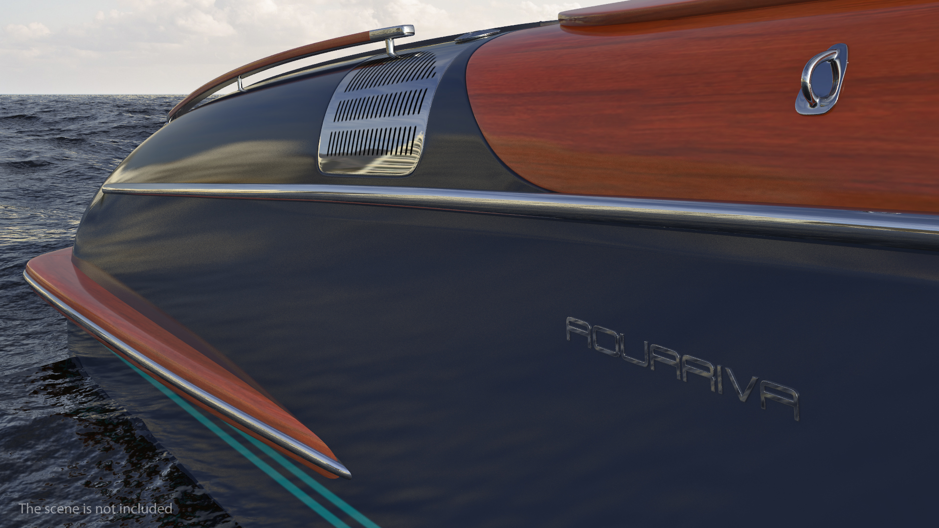 3D model Riva Aquariva Super YANMAR 8LV