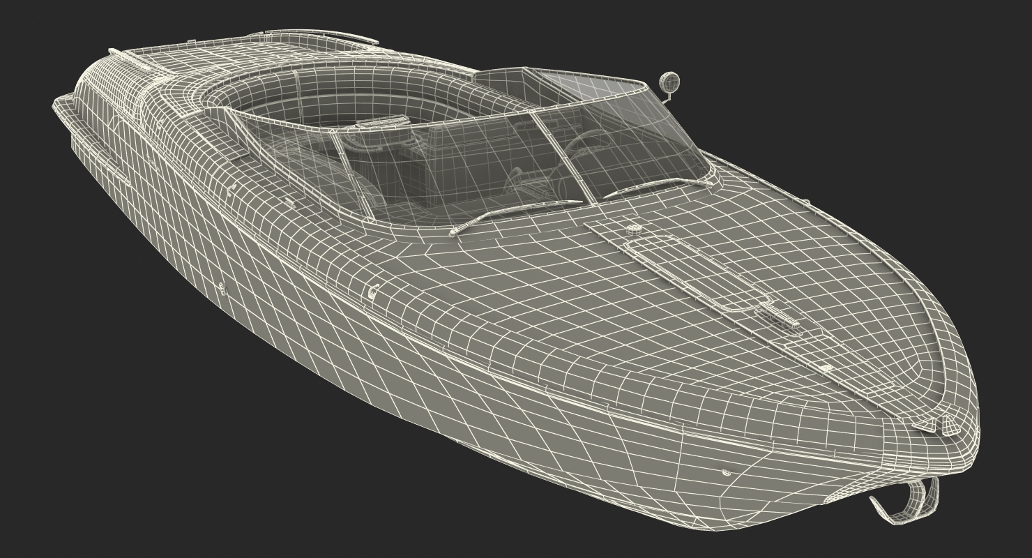 3D model Riva Aquariva Super YANMAR 8LV