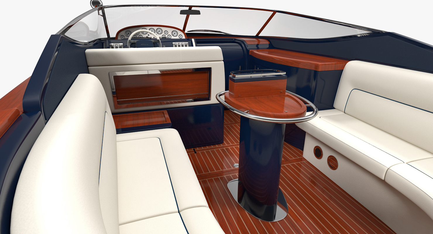 3D model Riva Aquariva Super YANMAR 8LV